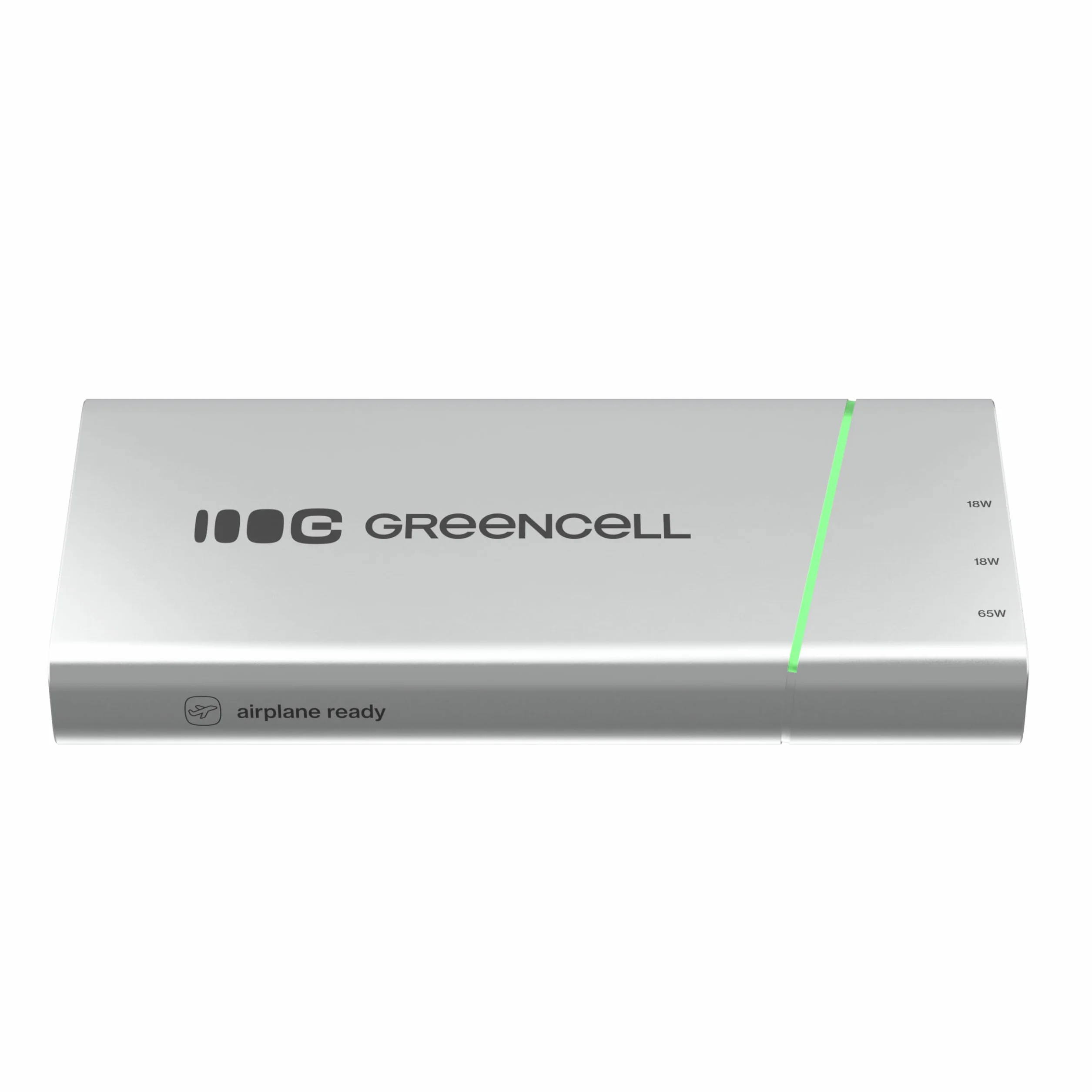 Powerbank Greencell PowerPlay Pro 20800 mAh 65 W, USB-C PD, szybkie ładowanie do MacBook, konsoli, iPhone 16/15/14 Pro Max, zewnętrzna ładowarka z 2 x USB-C, 1 x USB-A, idealny do podróży