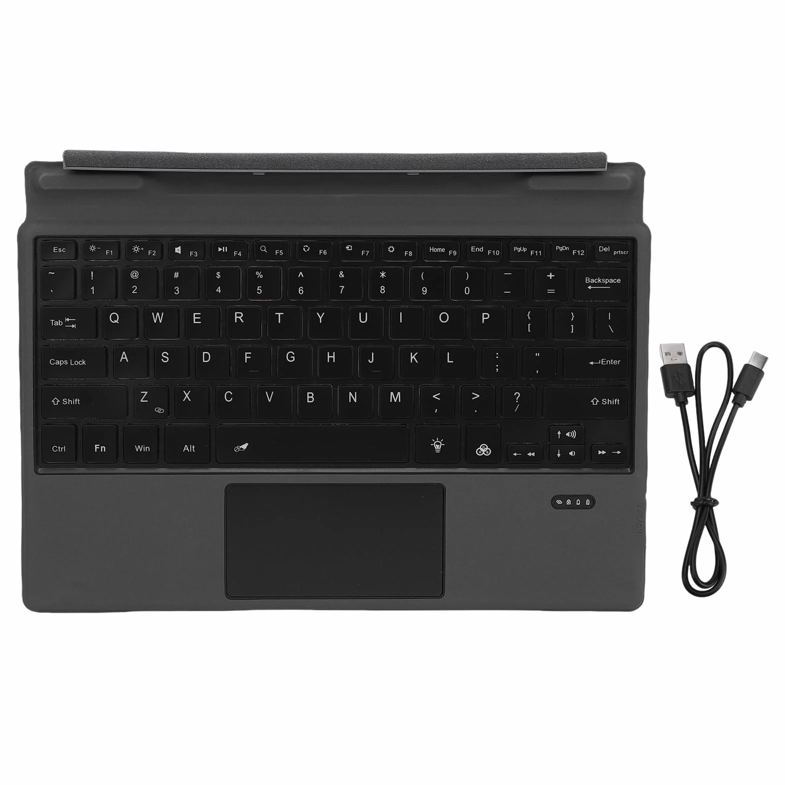 Klawiatura Touchpad do Podparcia Dłoni, Zamiennik OEM dla Tabletów Latitude 7320 7310 z Odłączanym K19M, z Podświetlanymi Klawiszami Odpornymi na Zalanie