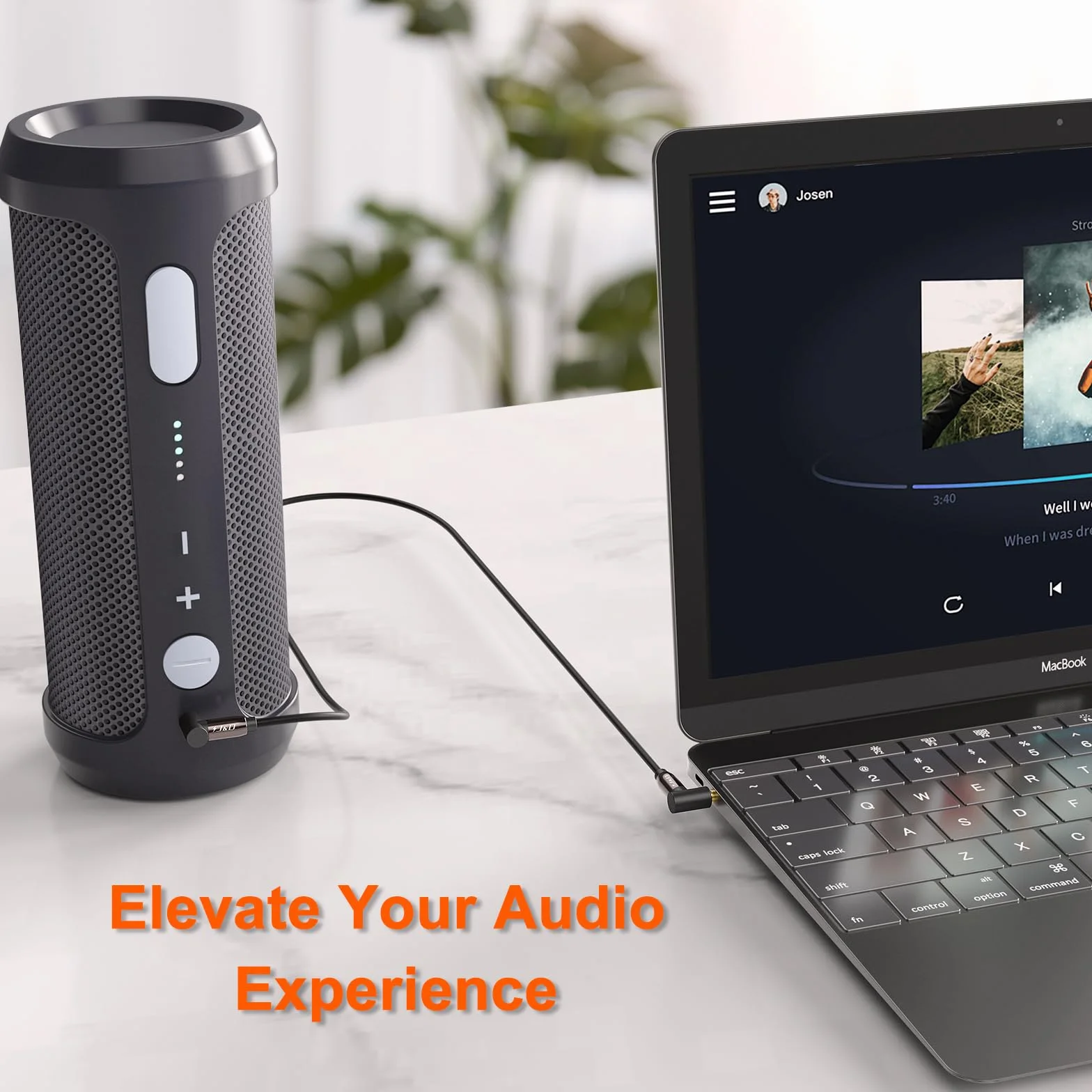 J&D 2-pakiety złoconych kabli audio stereo 3,5 mm Aux 90° prosty kąt Kompatybilne z iPhone, głośnikami i innymi urządzeniami, 0,9 m