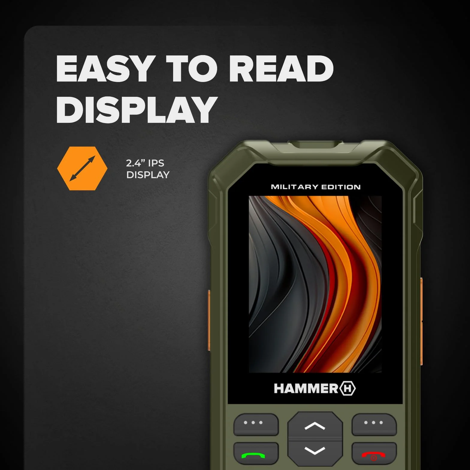 Hammer 6 LTE Military Edition Telefon z klawiaturą IP68 2500mAh
