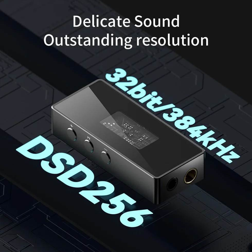 LEAUDIO TRN Black Pearl Przenośny cyfrowy dekoder audio Hi-Fi 3,5+4,4 wyjście podwójny CS43131 PCM 384 kHz 32-bitowy DSD256 DAC wzmacniacz słuchawkowy