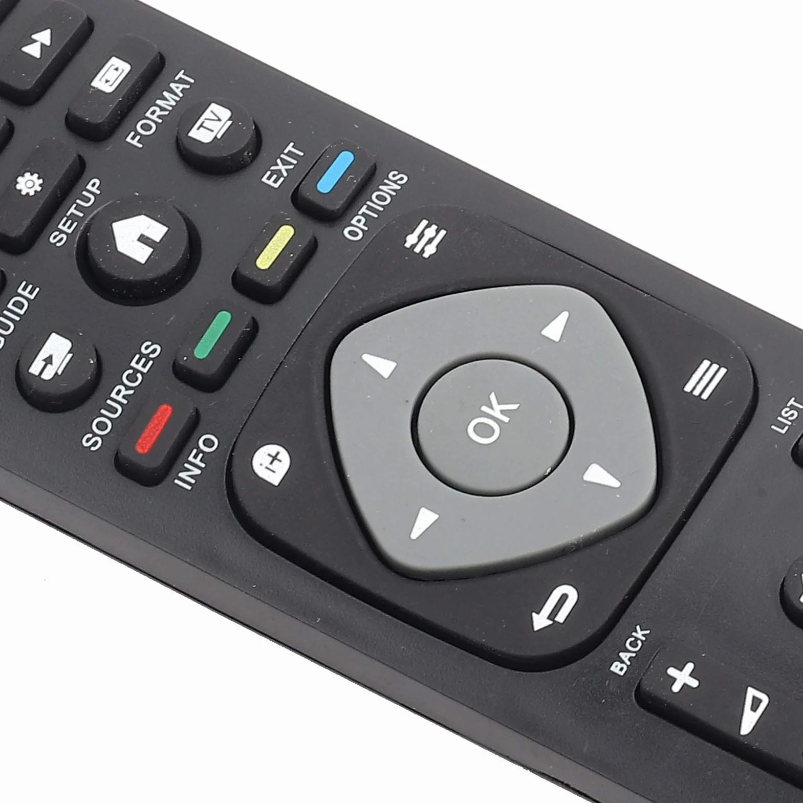 Uniwersalny Pilot Zdalnego Sterowania, Zamiennik do Telewizorów LCD LED z Dedykowanymi Klawiszami Nawigacyjnymi Menu Stabilna Praca