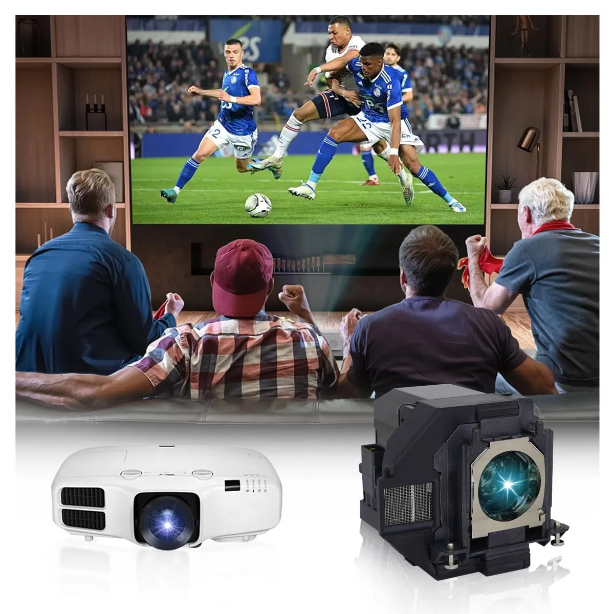 Lampa projektora kompatybilna z Epson EL-PLP97 EH-TW740 EH-TW750 EB-W49 EB-W06 EB-W51 EB-X49 EB-FH06 EB-FH52 EB-E01 EB-U50 EH-TW5700 EH-TW6150 EH-TWTW6150 6250 EH-TW710 EB-X51 EB-X06 EB-992F