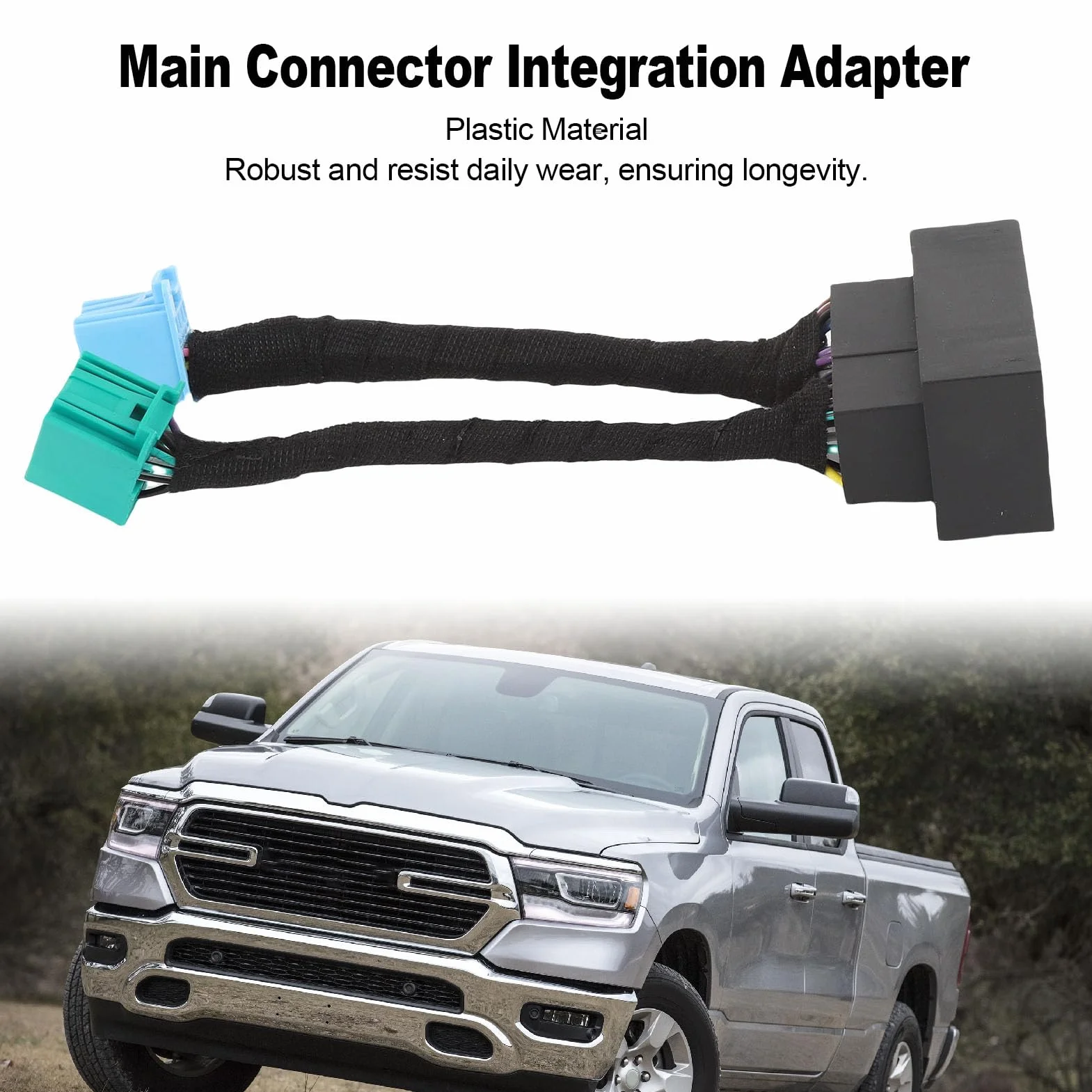 Adapter Antenowy do Stereo CAR, Główne Złącze Integracja Anteny Anteny Radiowej Wymiana Kabla Adaptera UConnect 5 z 5 -calowym lub 8,4 Cali Radiowym