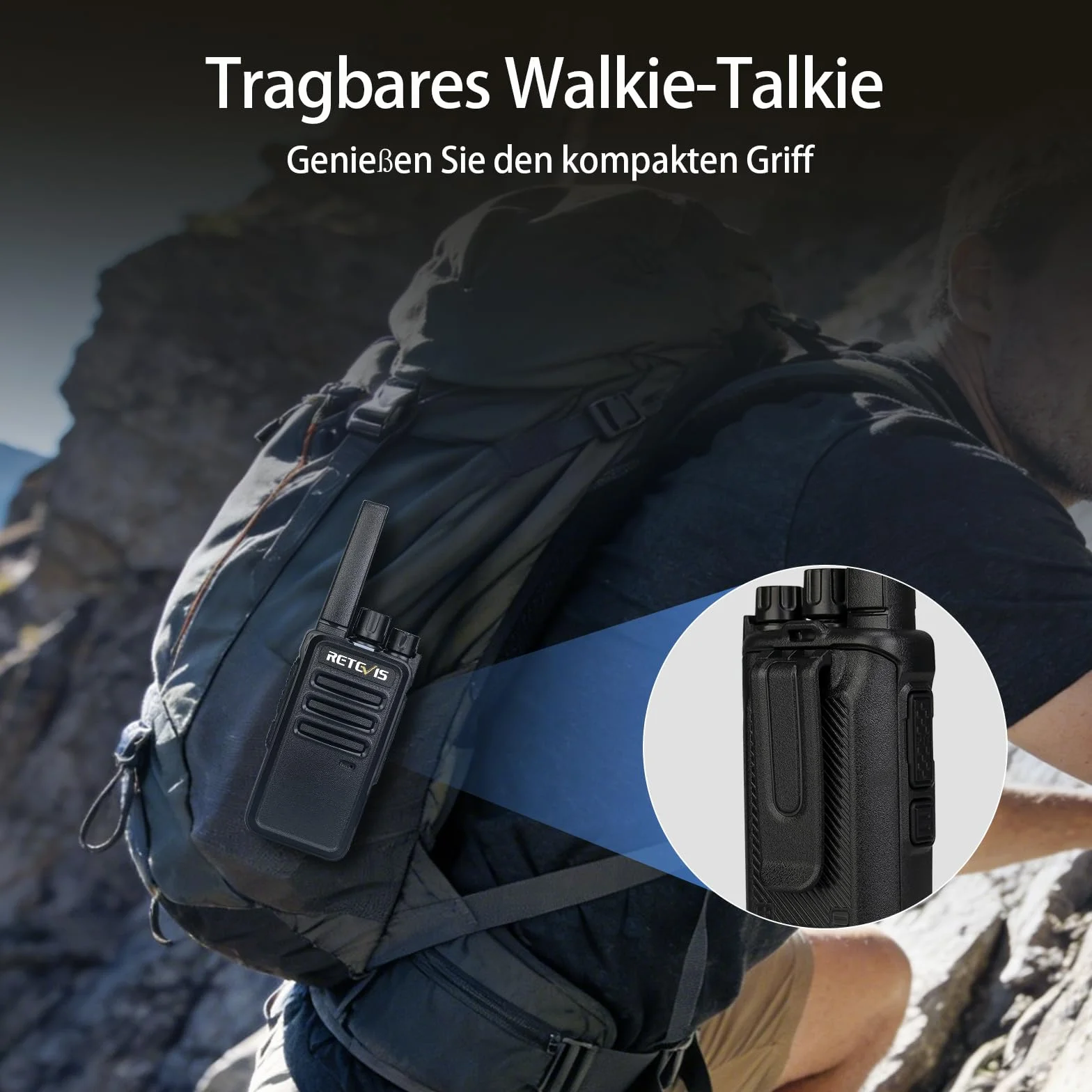 Retevis RT668 Walkie Talkie Krótkofalówki 16 Kanałów CTCSS/DCS VOX Akumulator 2 Sztuki