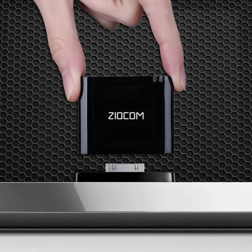 Odbiornik muzyczny Bluetooth bezprzewodowy 4.1 A2DP adapter do Bose Sounddock i 30-pinowy głośnik dokujący iPhone iPod Dock, nie nadaje się do samochodów lub motocykli, czarny