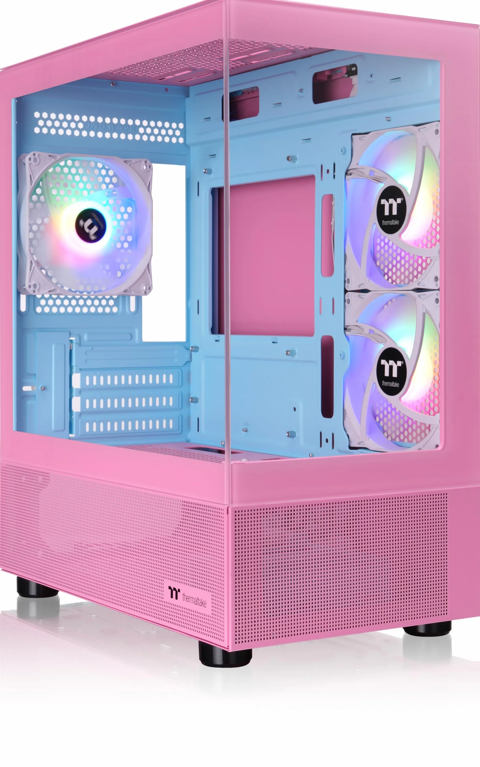 Thermaltake View 170 TG ARGB | Micro Chassis | Bubble Pink