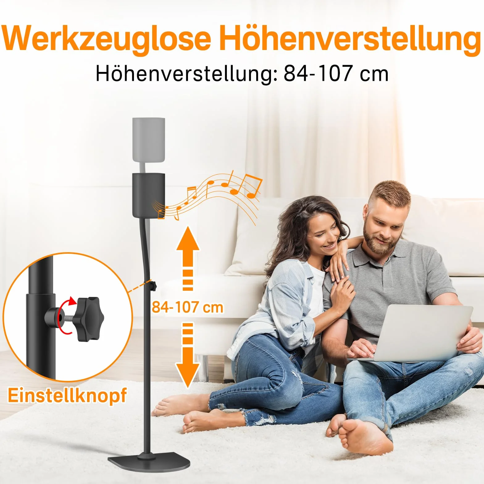 Stojak na głośniki surround para 33"-42" do LG Vizio Sony Samsung