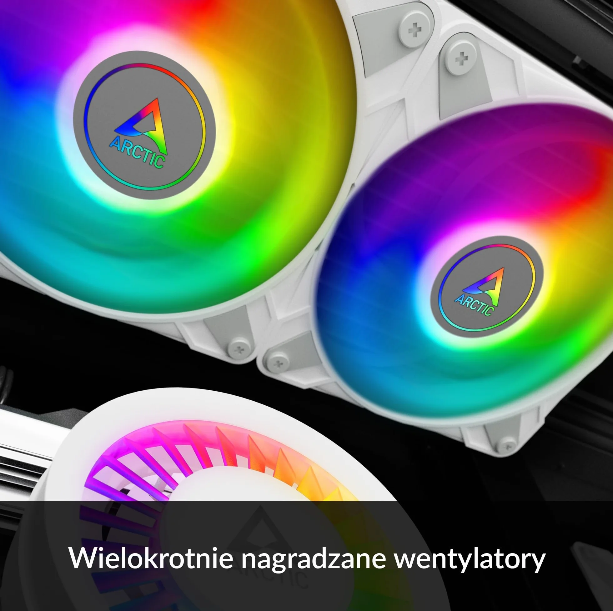 ARCTIC Liquid Freezer III 280 A -RGB - Chłodzenie wodne PC, All-in-One CPU AIO Water Cooler, kompatybilny z Intel i AMD, wydajna pompa sterowana PWM