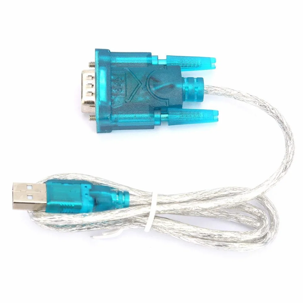 Adapter USB na RS232 2 sztuki HL-340 - kabel szeregowy 9-pinowy, pasuje do Win95/98/ME/2000/XP/Win7 32bit/64bit/Vista