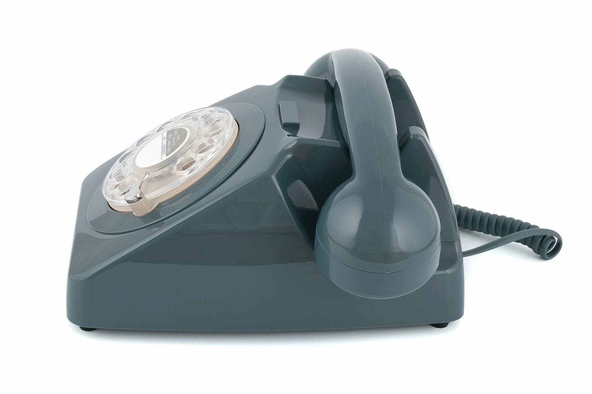 GPO 53311 GPO746RGY 746 Desk Phone Rotary Dial Grey,16 x 21.5 x 14.5 cm,Grijs