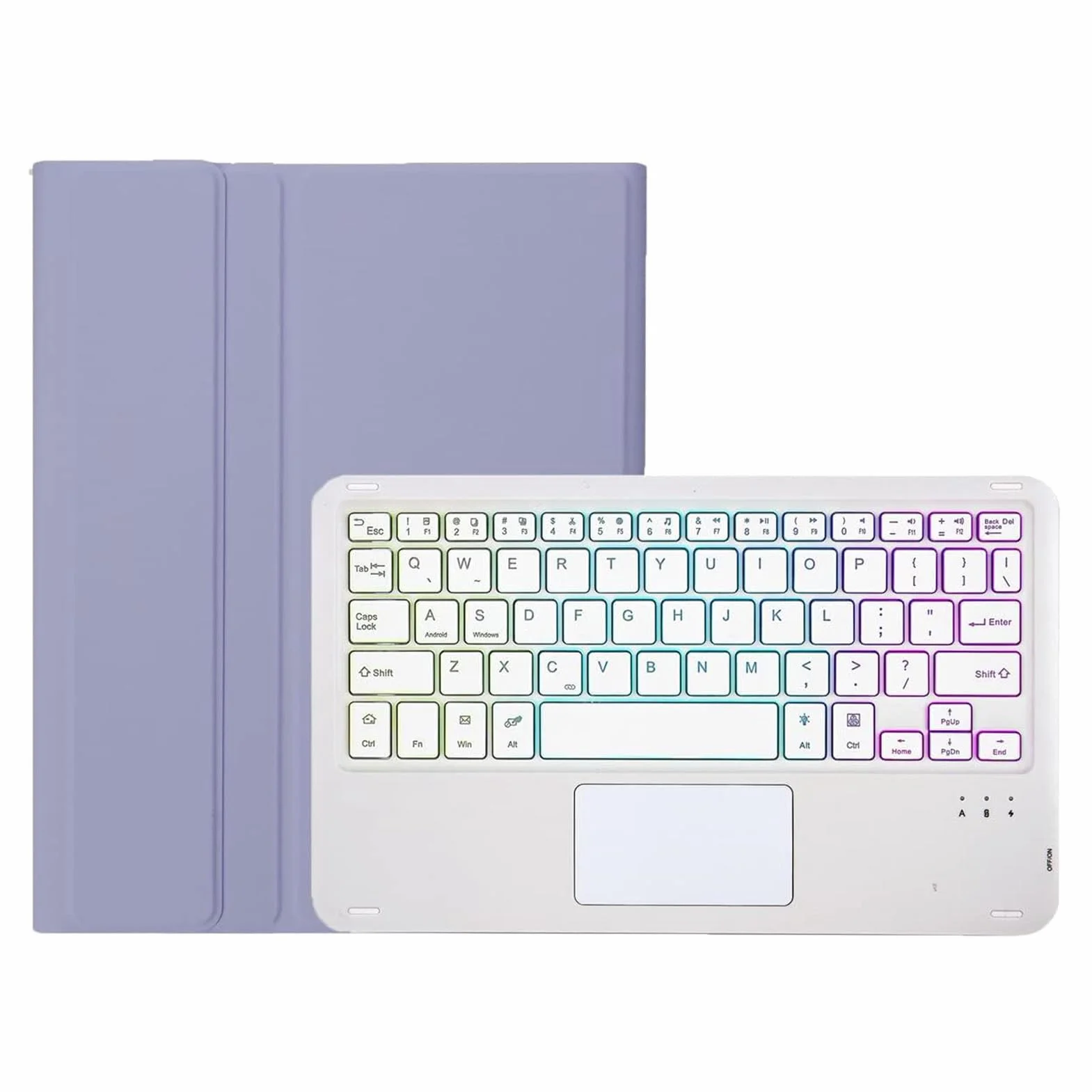 Etui na klawiaturę do Bezprzewodowa Klawiatura Bluetooth z osłoną ochronną dla Mi Pad 6 6 Pro, Przenośna Podstawka ze Skóry PU z wyjmowaną magnetyczną klawiaturą