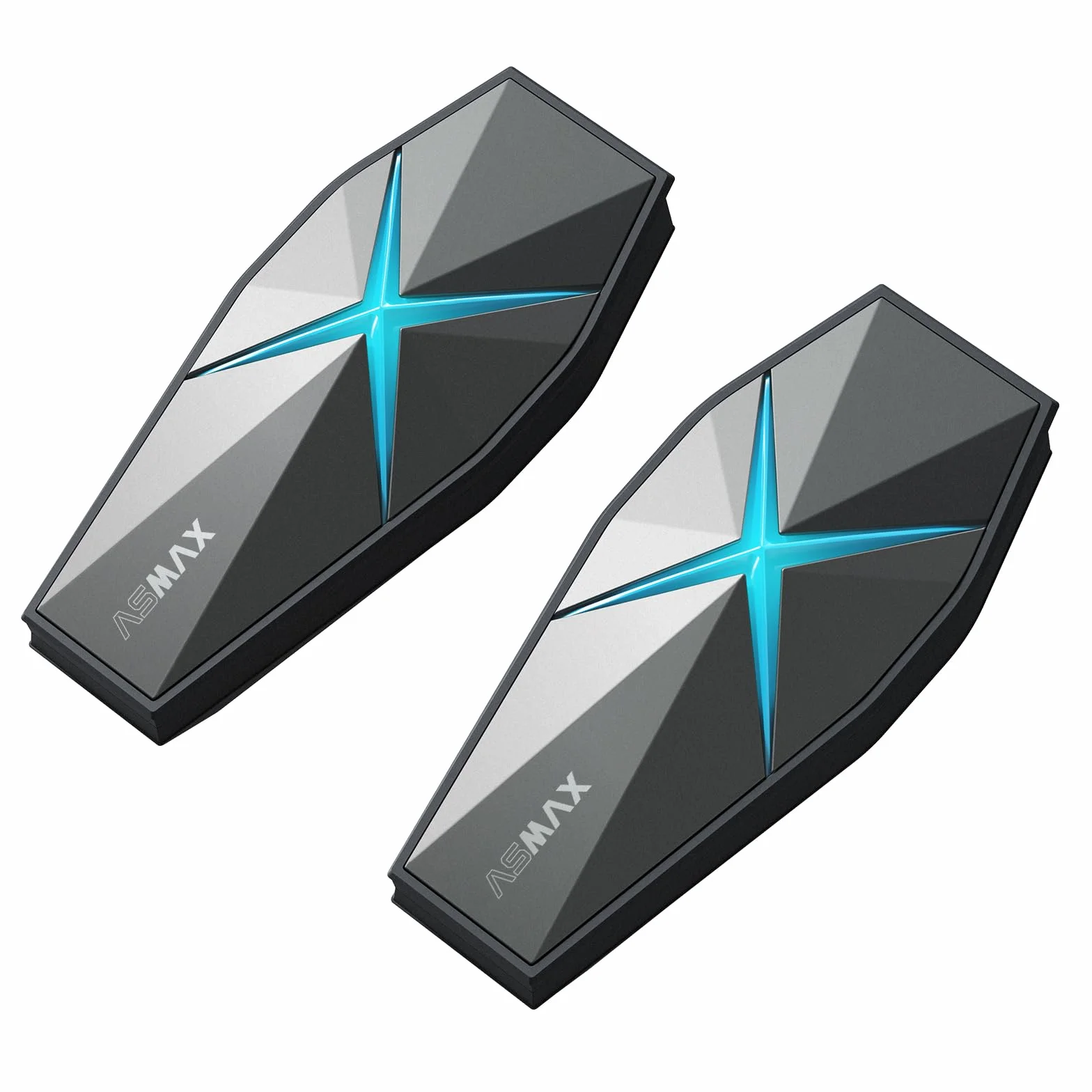 ASMAX F1 motocyklowy zestaw słuchawkowy Bluetooth, sterowany głosem kask siatkowy intercom system komunikacji