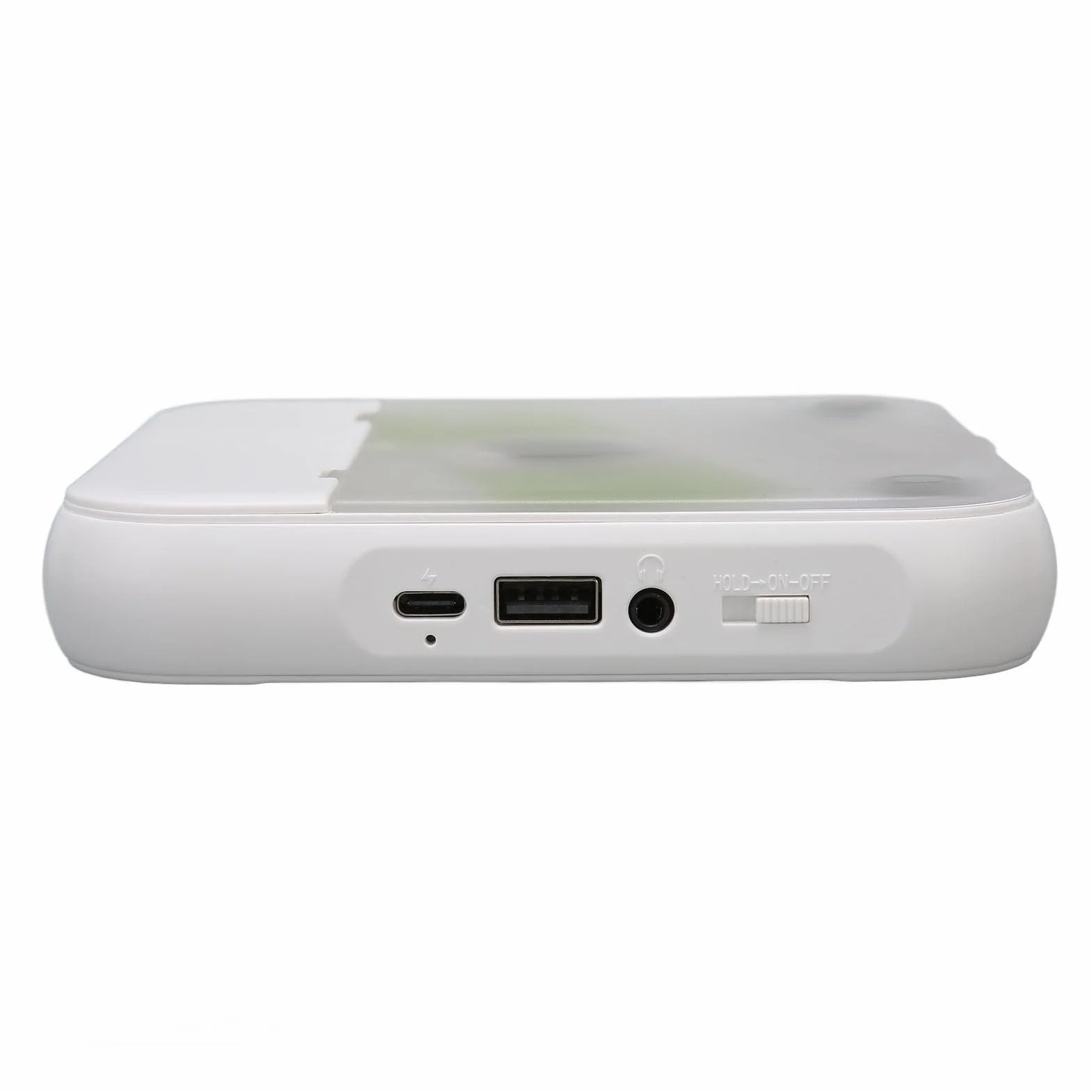 Przenośny Odtwarzacz CD z BT, Anti Skip, 1200 mAh, LCD, USB, AUX, Słuchawki