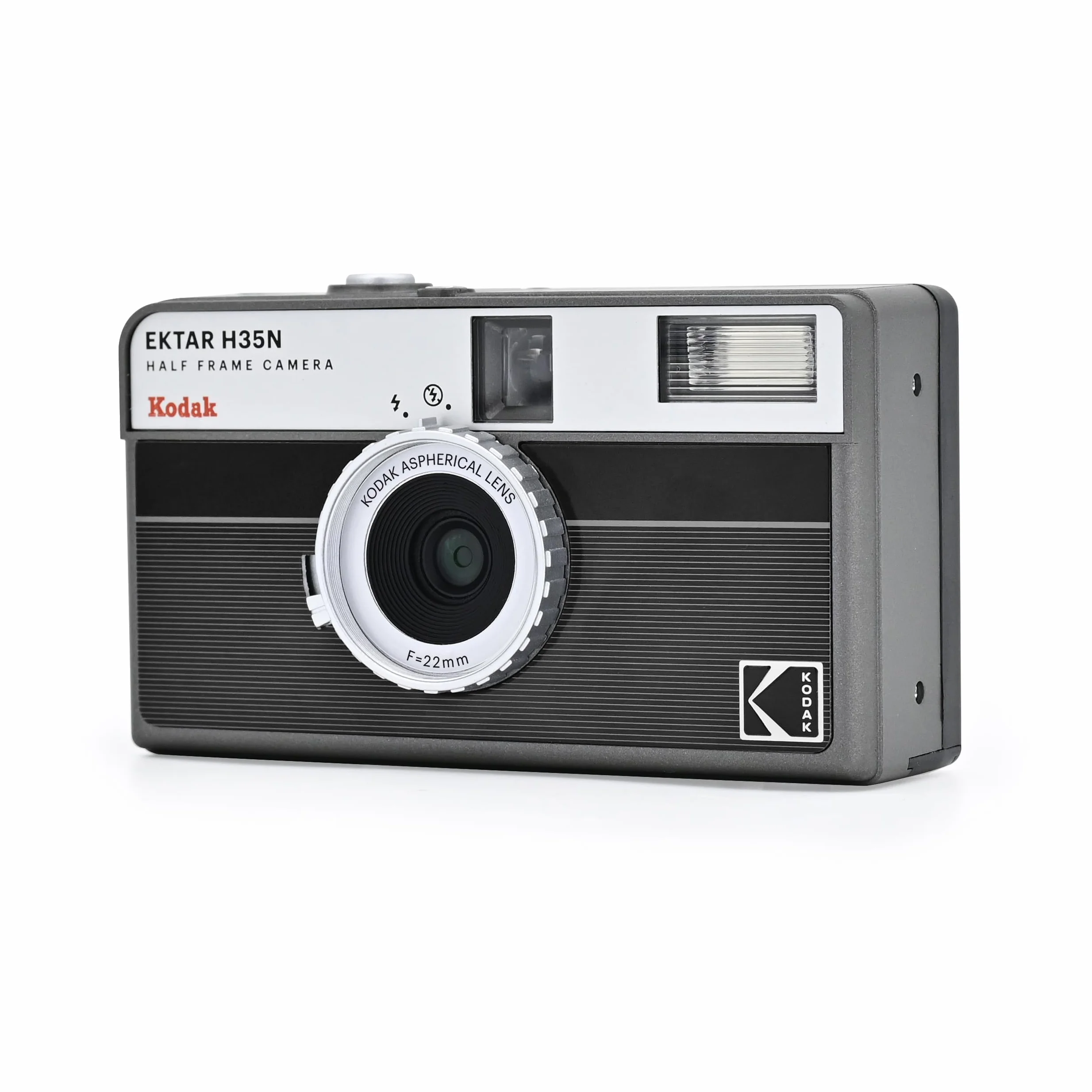 KODAK EKTAR H35N półramkowa kamera filmowa, 35 mm, wielokrotnego użytku, bez ostrości, funkcja żarówki, wbudowany filtr gwiazdkowy, powlekany ulepszony obiektyw (folia i bateria AAA nie są dołączone)