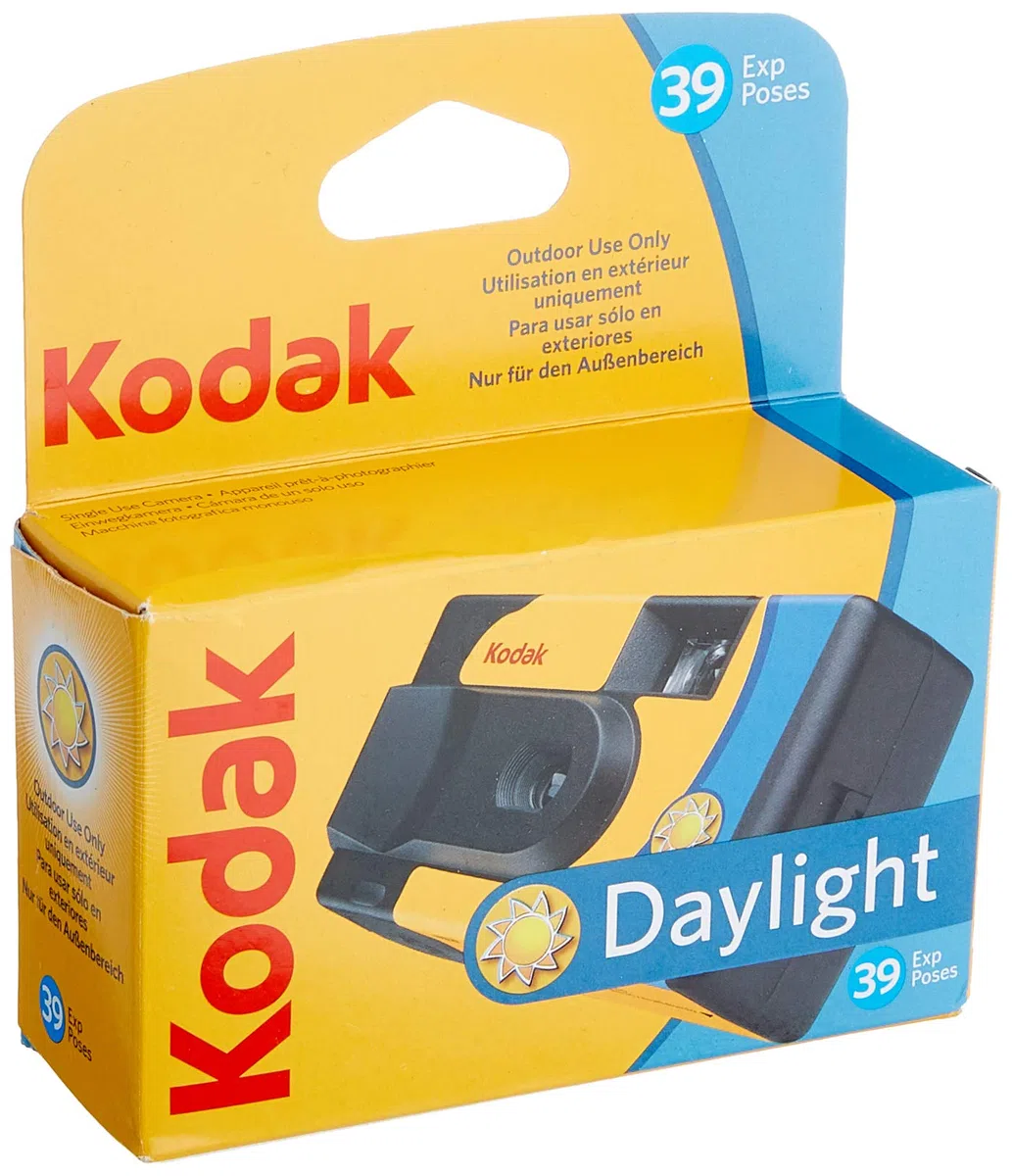 Kodak SUC Daylight 39 800ISO aparat jednorazowy, żółty/niebieski