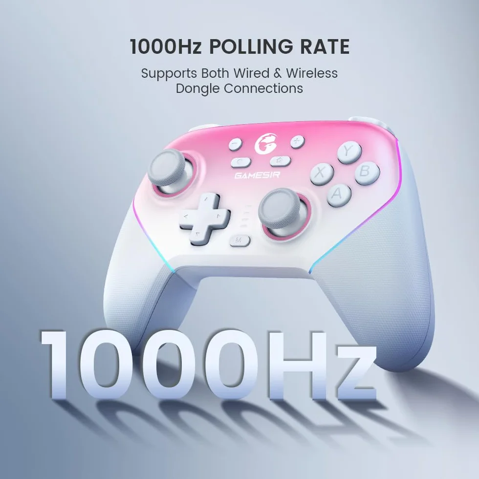 GameSir Super Nova Bezprzewodowy Kontroler 1000 Hz z Stacją Ładującą Switch/Switch 2 PC