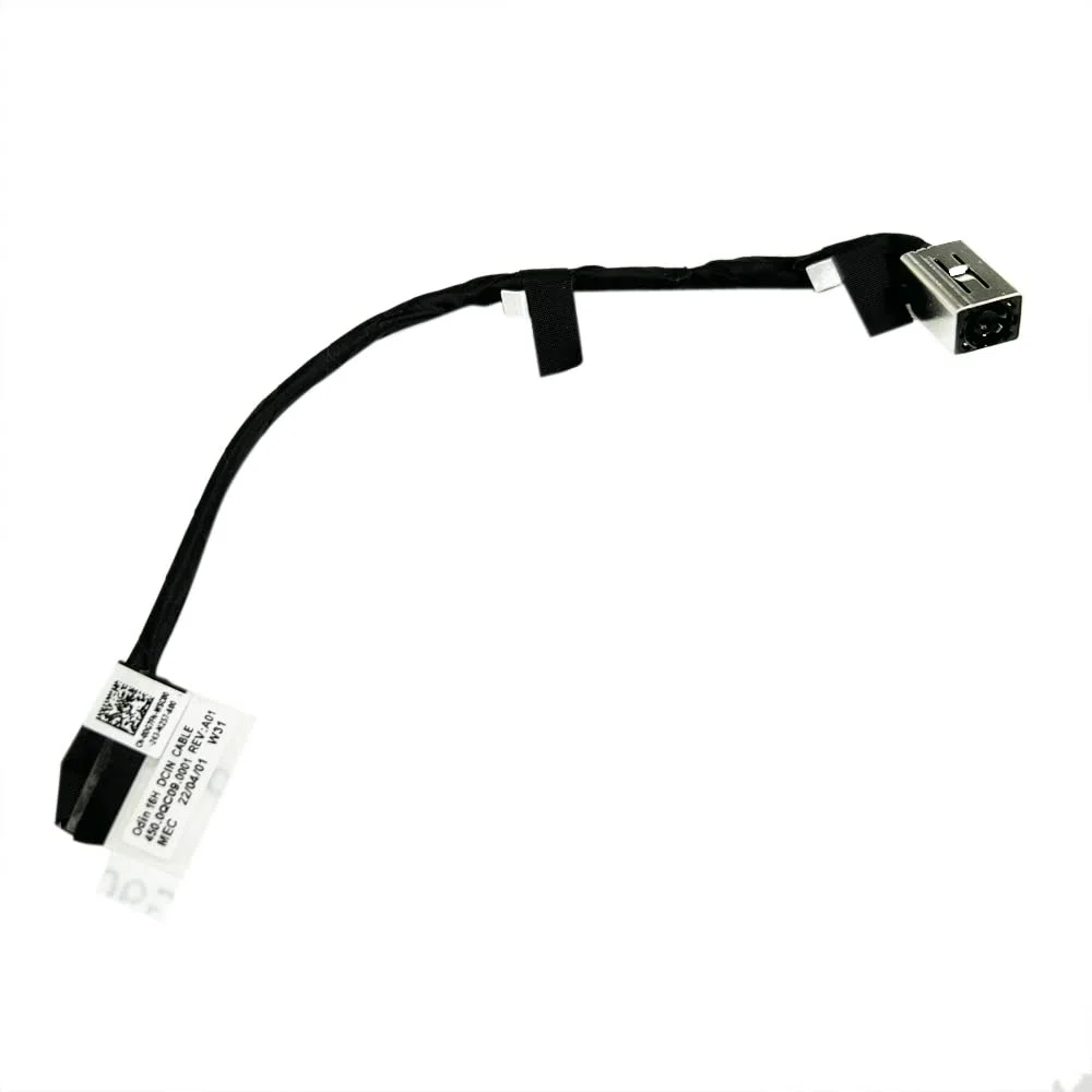 Gintai DC JACK ZŁĄCZE PORT ŁADOWANIA ZASILANIA dla Dell Inspiron 16 7620, Inspiron PLUS 7425 7420 2-IN-1, Vostro 7620 ODIN 16H 450.0QC09.0001 450.0QC02.0002 00G7FN 0DG7FN