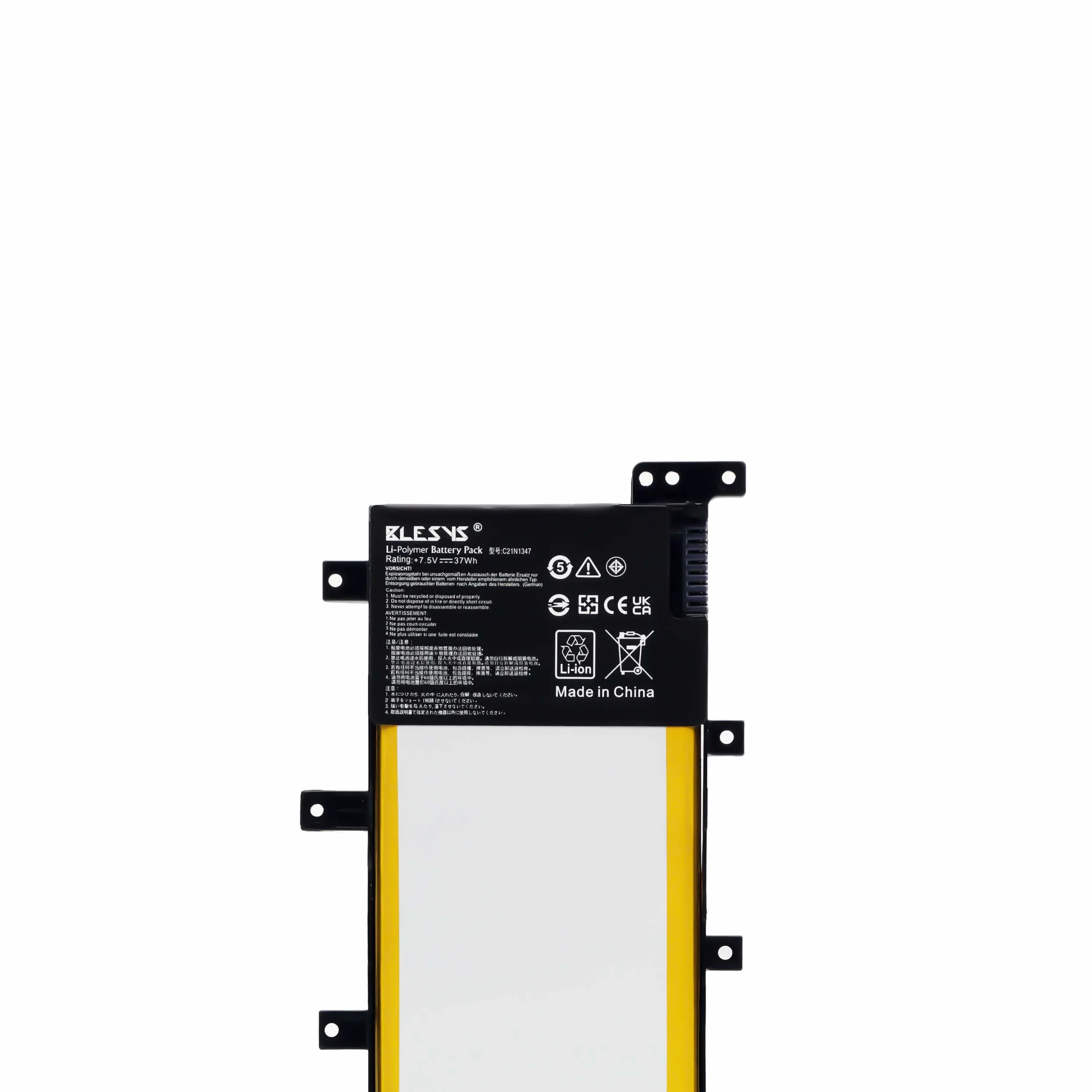 BLESYS Bateria do laptopa ASUS A555L A555LA A555LB A555LD A555LI A555LN A555 A555BA A555BP A555DA A555QA A555UA A555UB A555UF A555UJ A555UQ A555Y A555YI A556 A556U A556UA seria 7.6V 38Wh