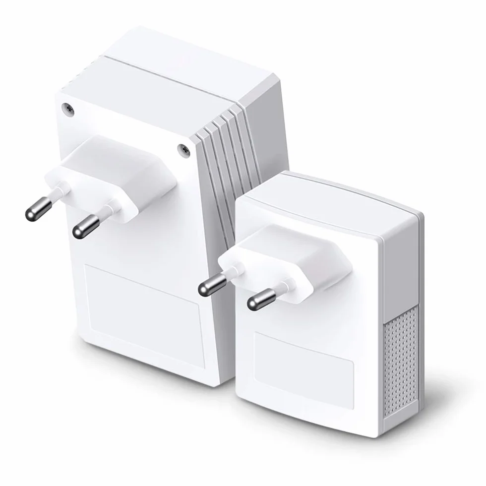 TP-Link TL-WPA4220 ZESTAW AV600 Wi-Fi N300 WiFi Powerline (maksymalna moc 600 Mb / s, maks. 300 Mb / s 2,4 GHz Wi-Fi, Plug and Play, kompatybilny ze wszystkimi adapterami Powerline, zestaw 2), biały