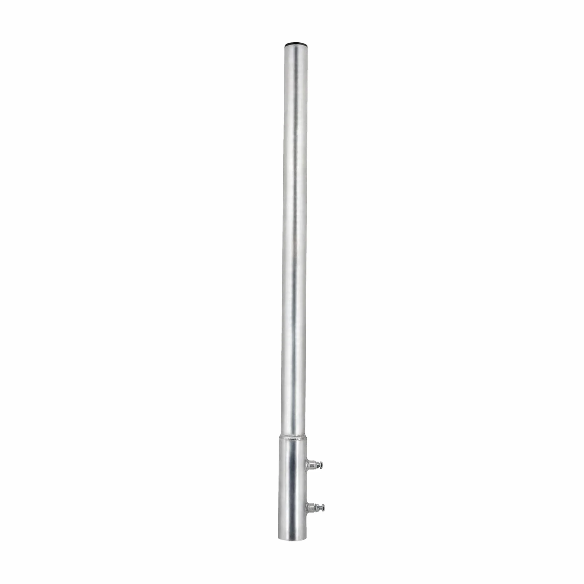 PremiumX Przedłużenie masztu aluminiowego 100 cm, średnica 50 mm, aluminiowy uchwyt na maszt z nasadką masztu