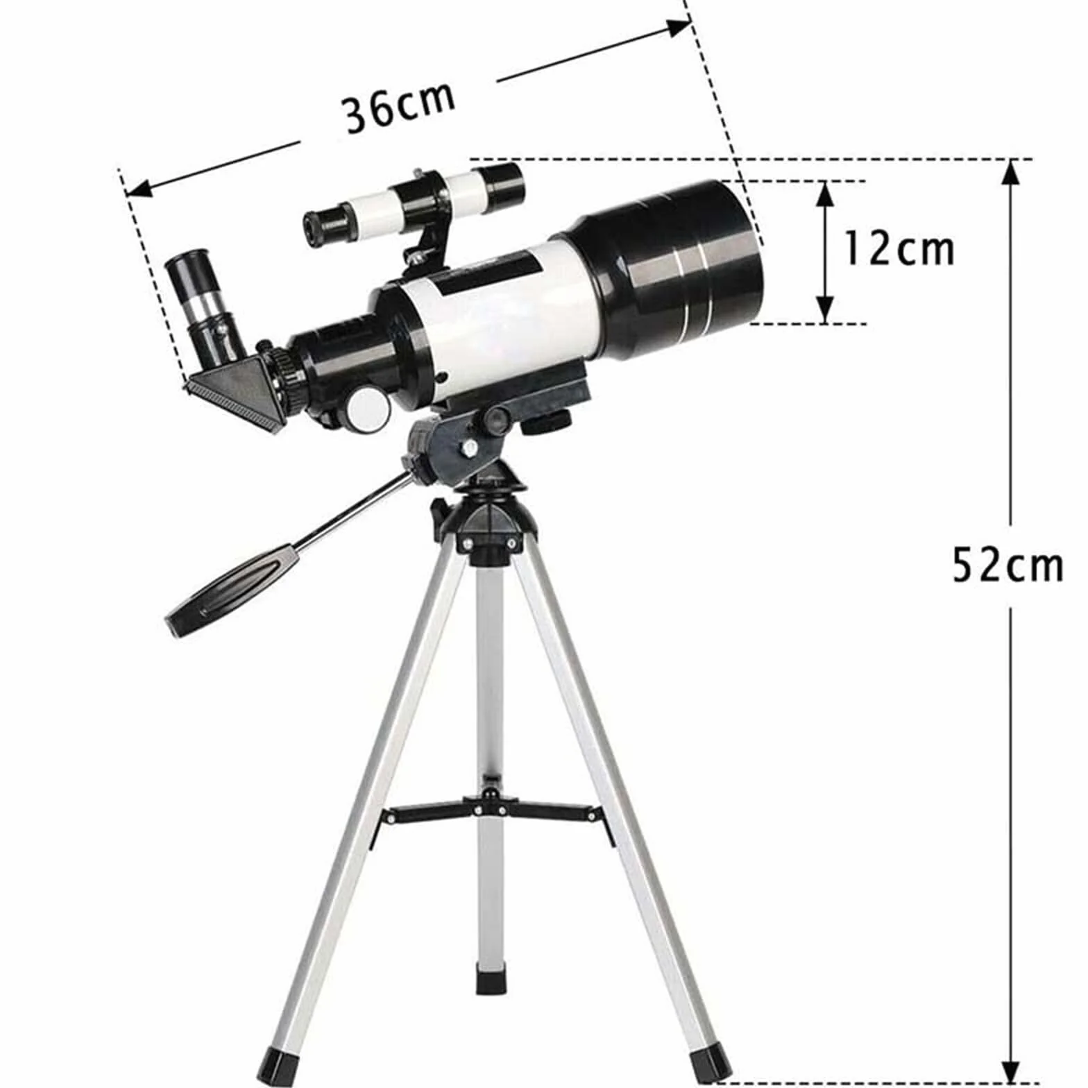 ACESOME teleskop dla dzieci i początkujących, teleskop 15-150x, 70 mm, ze stopu aluminium, prezent dla dzieci w wieku 6-12 lat, Boże Narodzenie, Dzień Dziecka, urodziny, Wielkanoc
