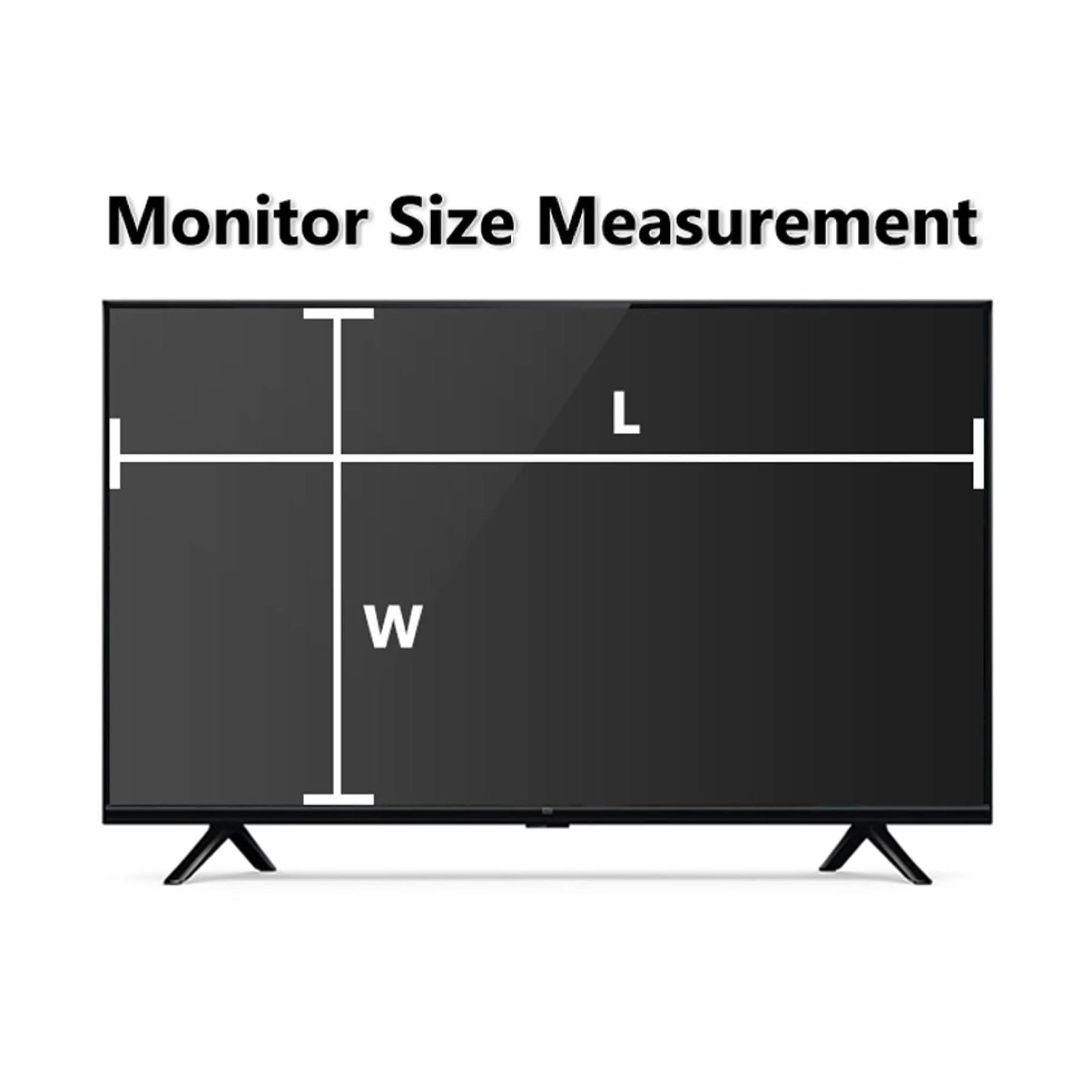 Matowa folia ochronna antyodblaskowa na ekran telewizora 32-75 cali, antyniebieskie światło, do Smart TV 4K LED LCD