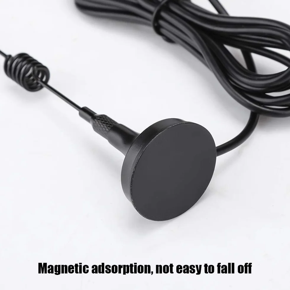 Sxhlseller Antena, moduł bezprzewodowy 433 MHz 10dBi wysoki zysk, 31 cm metalowa antena bezprzewodowy moduł magnetyczna antena ssąca SMA męska
