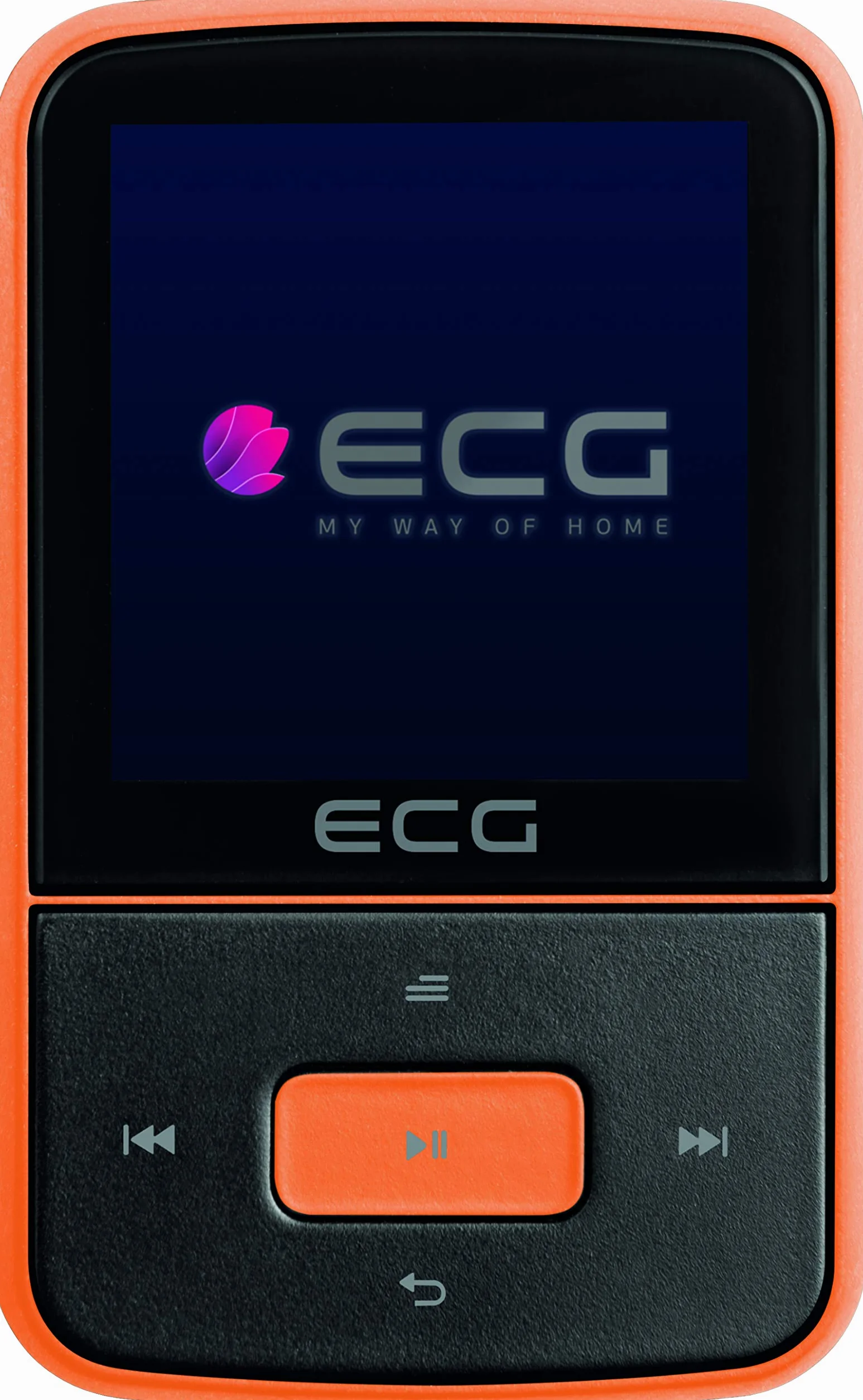 ECG PMP 30 8 GB Black Orange odtwarzacz MP3/MP4 pamięć 8 GB FM radio dyktafon