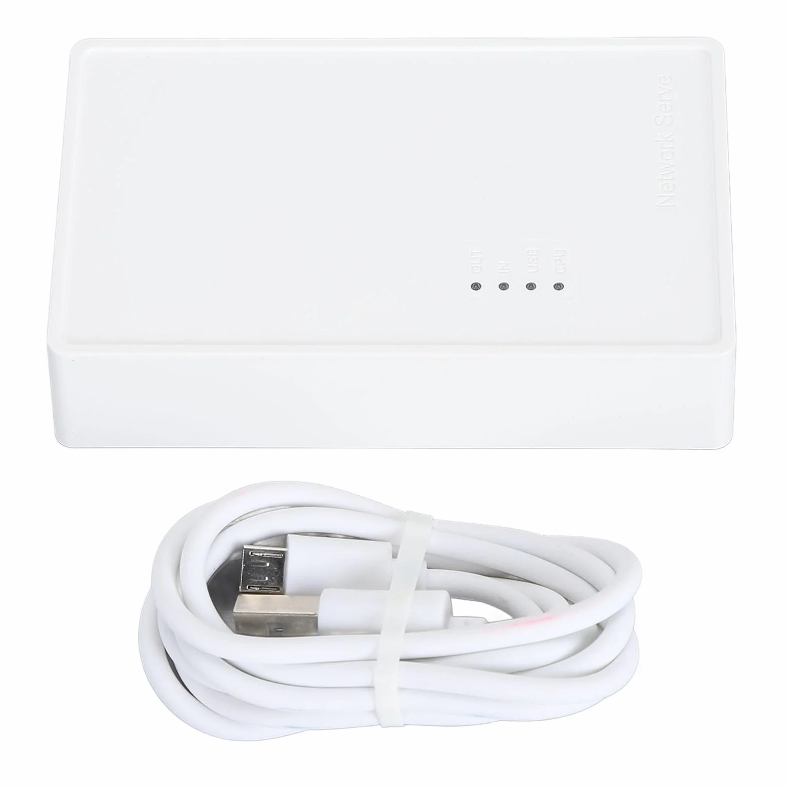 Bezprzewodowy Serwer Druku USB, Serwer Druku z siecią LAN/mostkiem 10/100Mbps, Obsługa Trybu Przewodowego/bezprzewodowego/samodzielnego, dla Systemów Windows, Mac i Wszystkich