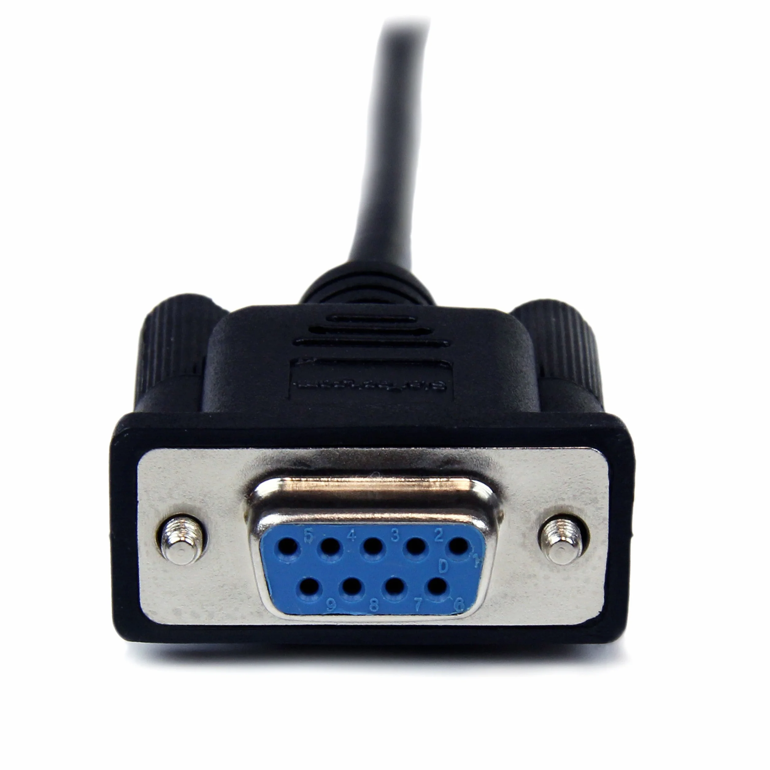 StarTech.com 1 m czarny DB9 RS232 szeregowy kabel modemu Null F/M, DB9 męski na żeński, 9-pinowy kabel modemu, 1 x DB9 (M), 1 x DB9 (F) - czarny
