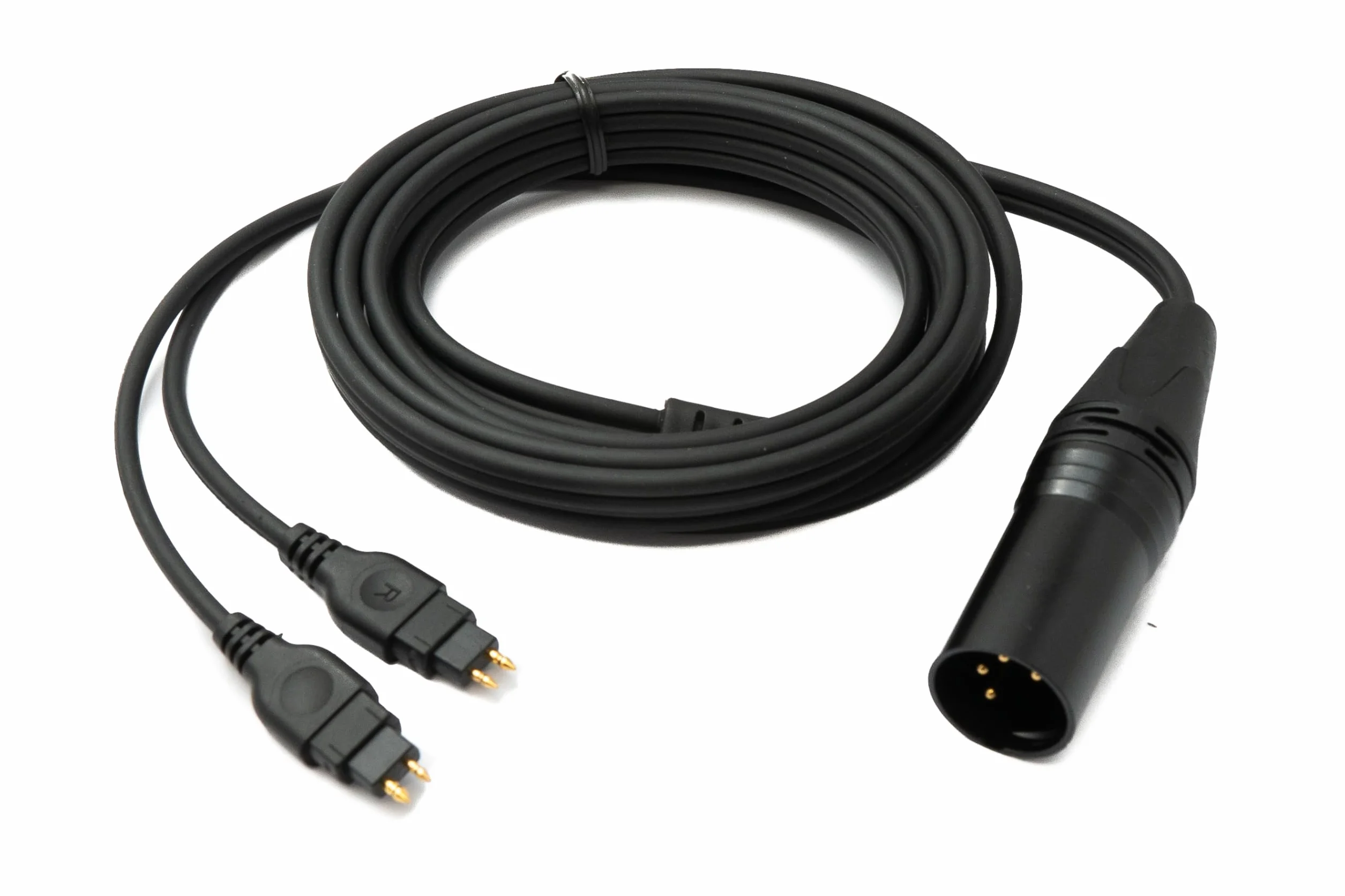 System-S Kabel zamienny 2 m XLR 4-biegunowy wtyk do Sennheiser HD 660 650 600 580 adapter do słuchawek