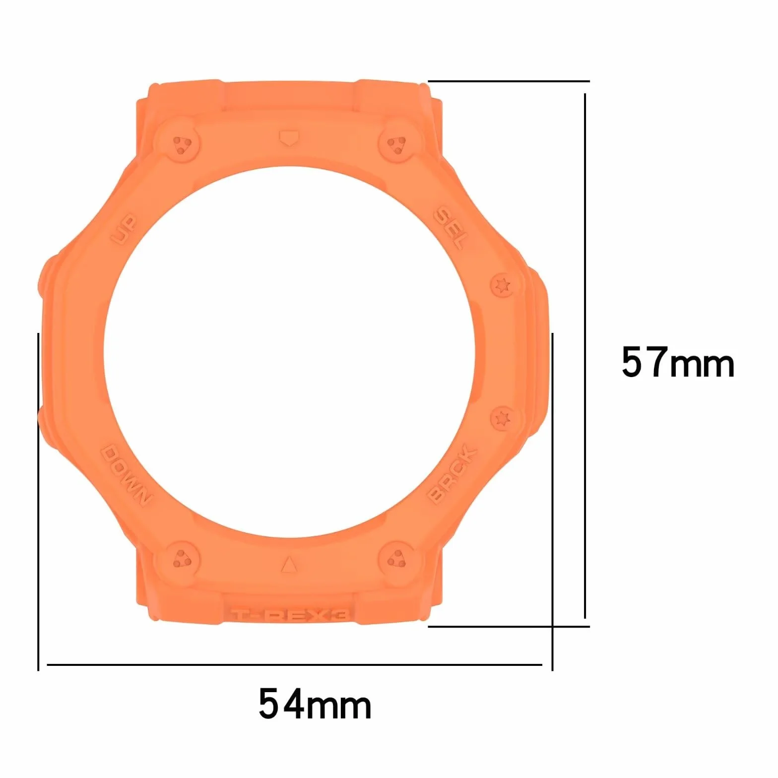 FTRONGRT Etui kompatybilne z Amazfit T-Rex 3, miękkie TPU, odporne na zarysowania etui ochronne do zegarka kompatybilne z Amazfit T-Rex 3. Czarne