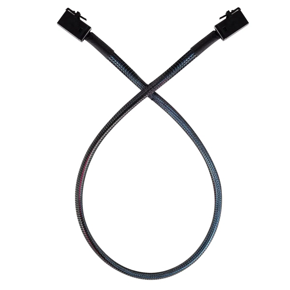 SilverStone SST-CPS04 – wewnętrzny kabel mini SAS HD z dwustronnymi wtyczkami SFF8643, obsługuje standard przemysłowy SAS 3.0, 50 cm