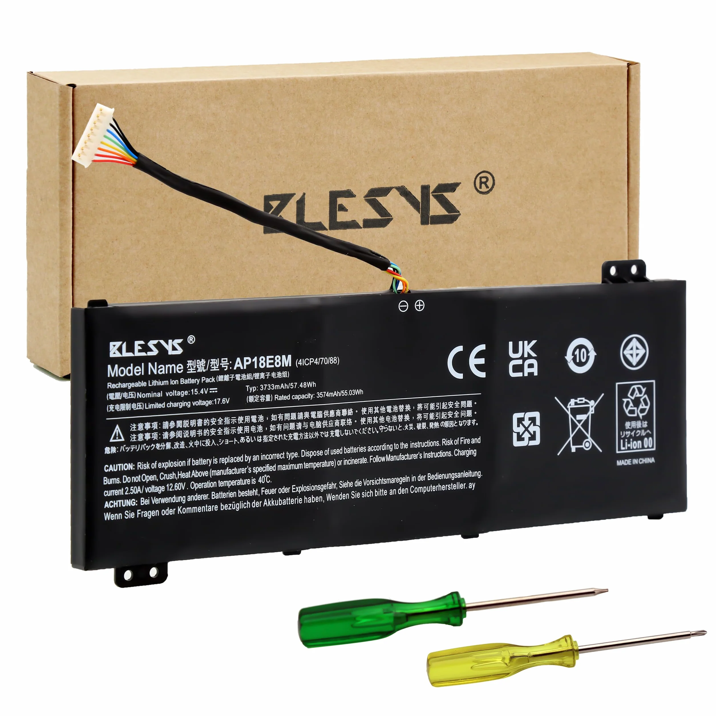 Bateria do Acer Nitro 5 AN515-54 AN515-55 AN515-57 AN515-58 AP18E8M AP18E7M