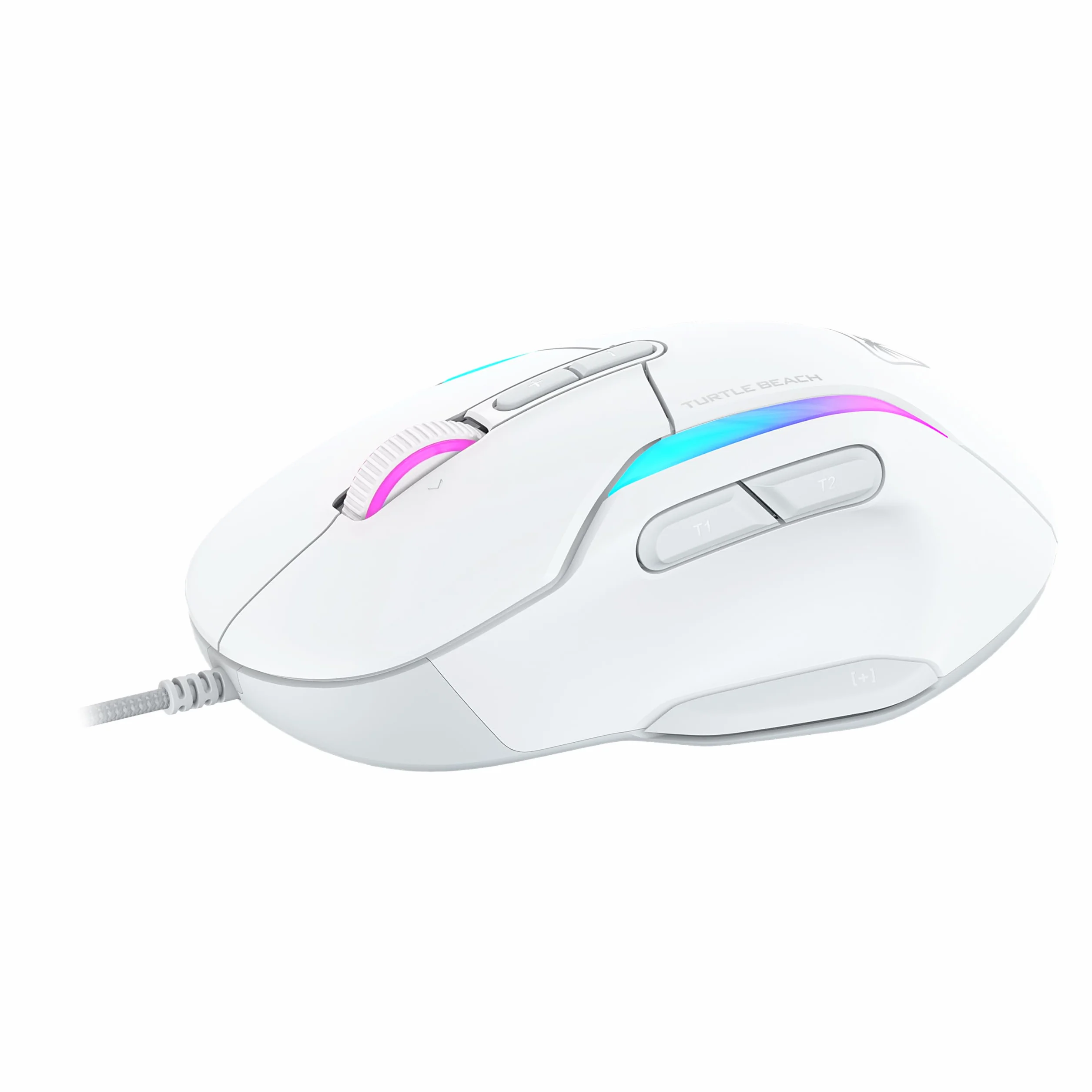 TURTLE BEACH Kone II Przewodowa ergonomiczna mysz do gier RGB, 26K DPI, przełączniki optyczne 100 mln kliknięć, 23 wejścia, kółko 4D, PTFE