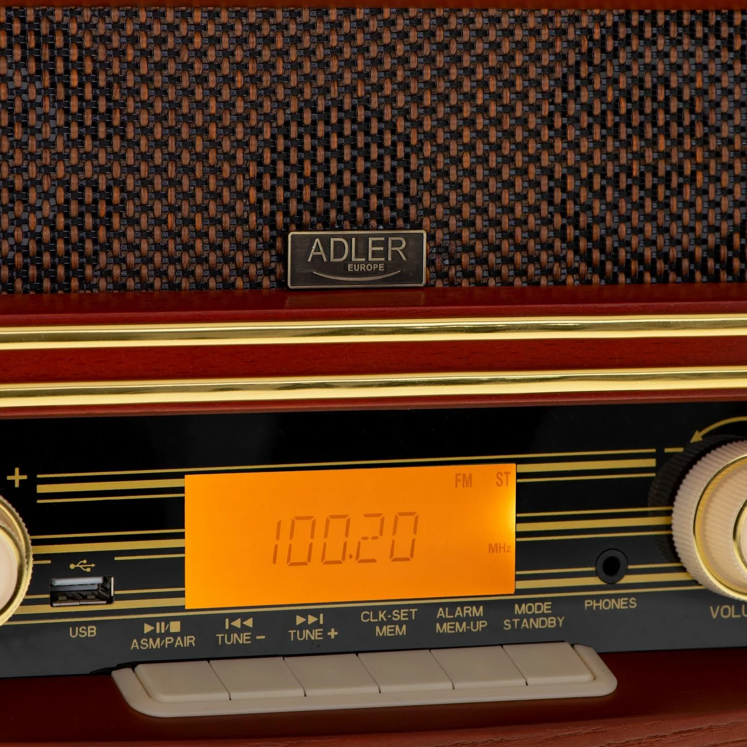 ADLER EUROPE 1187 Retro Radio z Bluetooth
