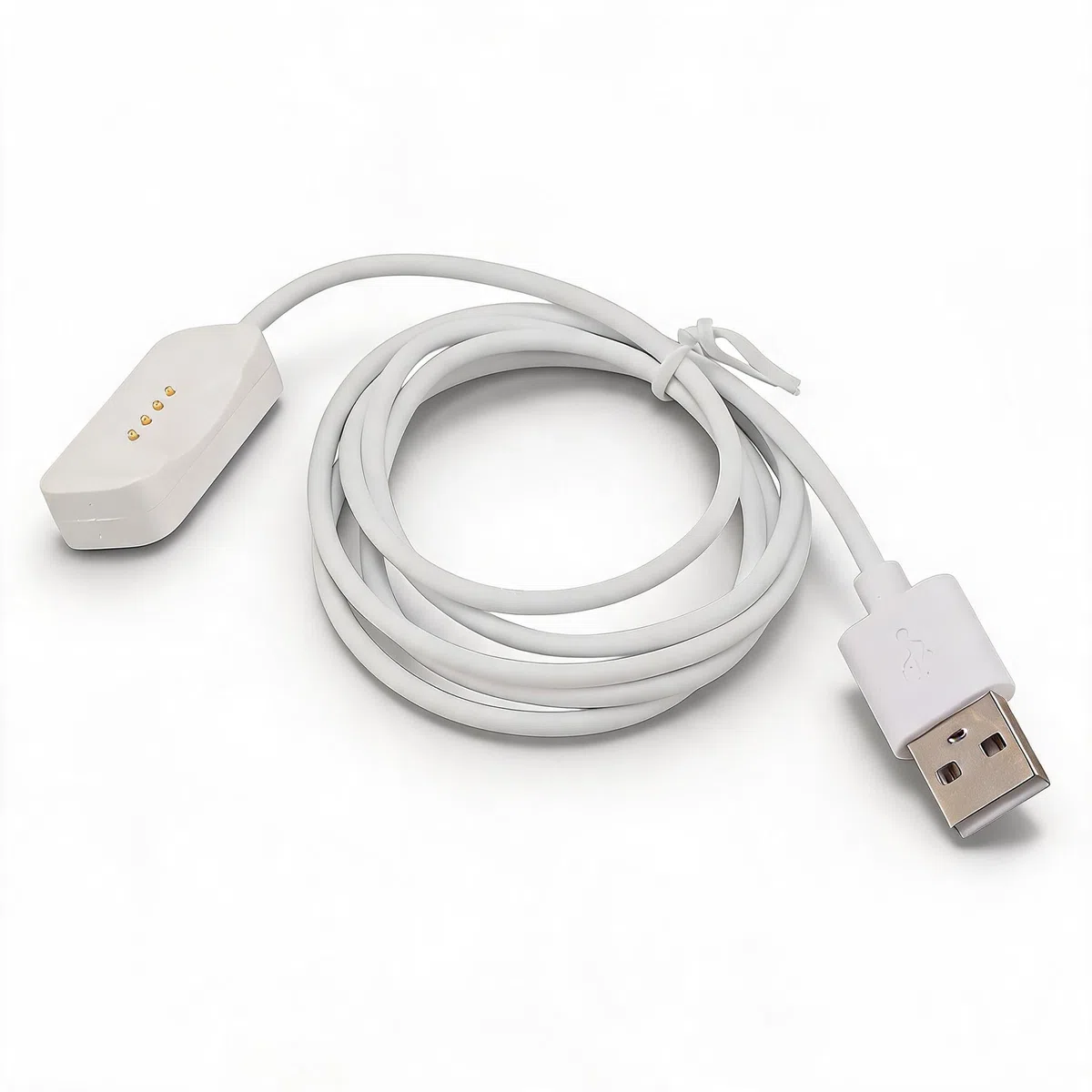 Kabel ładowarki USB do X///Zegarka do Smartwatcha, Wymienna ładowarka Kablowa USB, ładowanie Magnetyczne, 3,3 Stopy (WHITE)