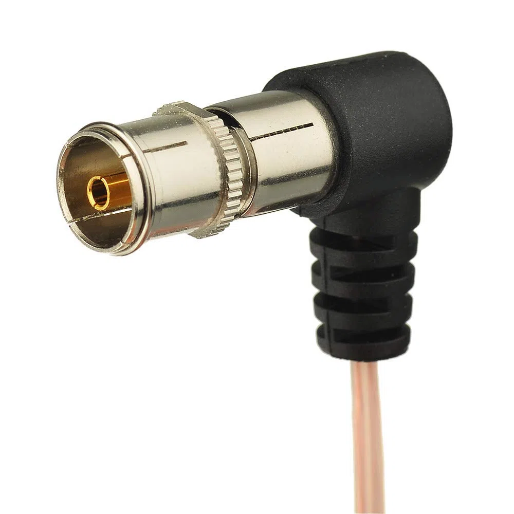 Superbat Wewnętrzny kabel antenowy radiowy FM Dipol 75 Ohm Złącze F Kabel koncentryczny w kształcie litery Y 2 m do wzmacniacza łańcuchowego HiFi Odbiornik Onkyo Denon Pioneer