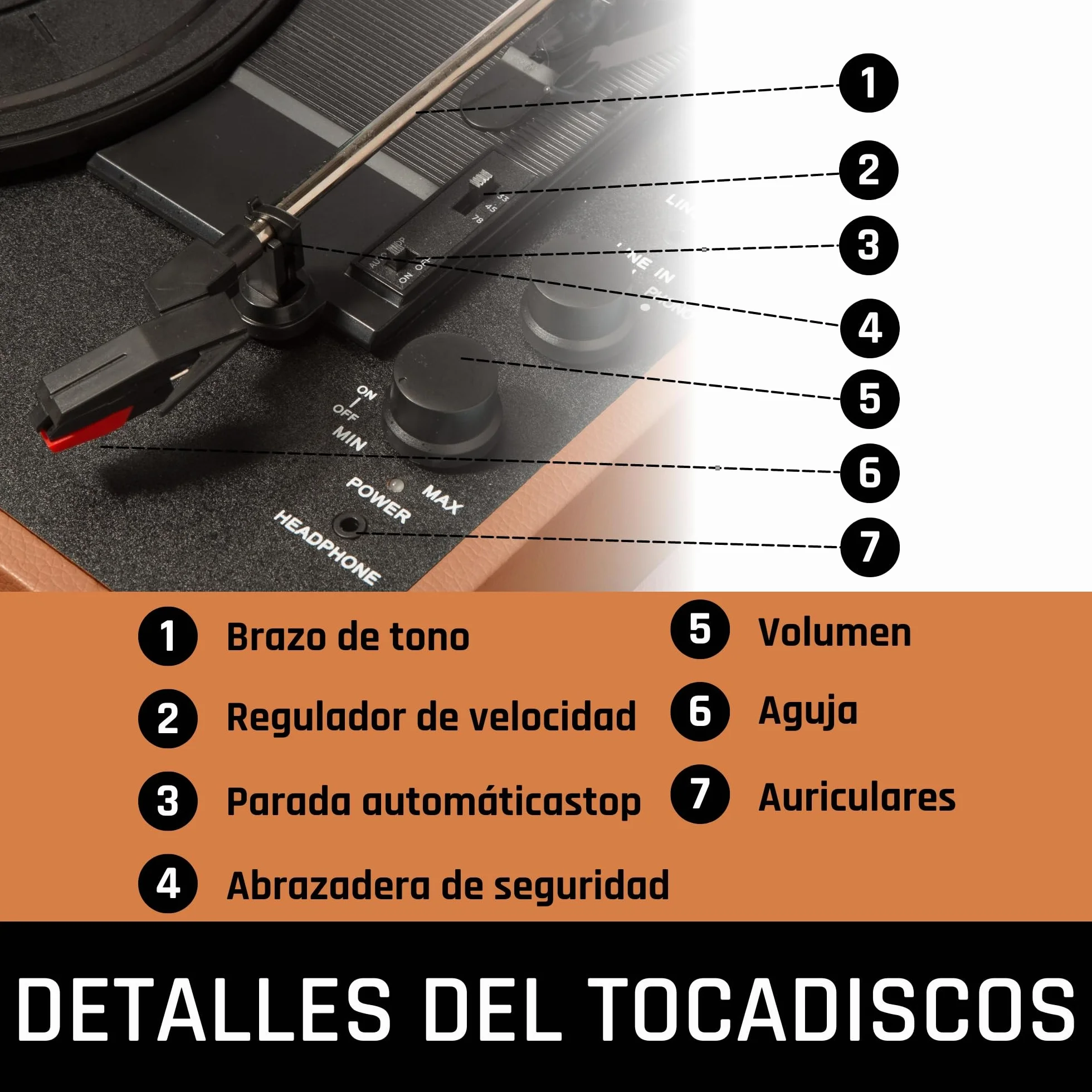 Giradischi Lenco (Tt-10 Wood) Con Amplificatore Integrato 10W X 2 Traz.A Cinghia