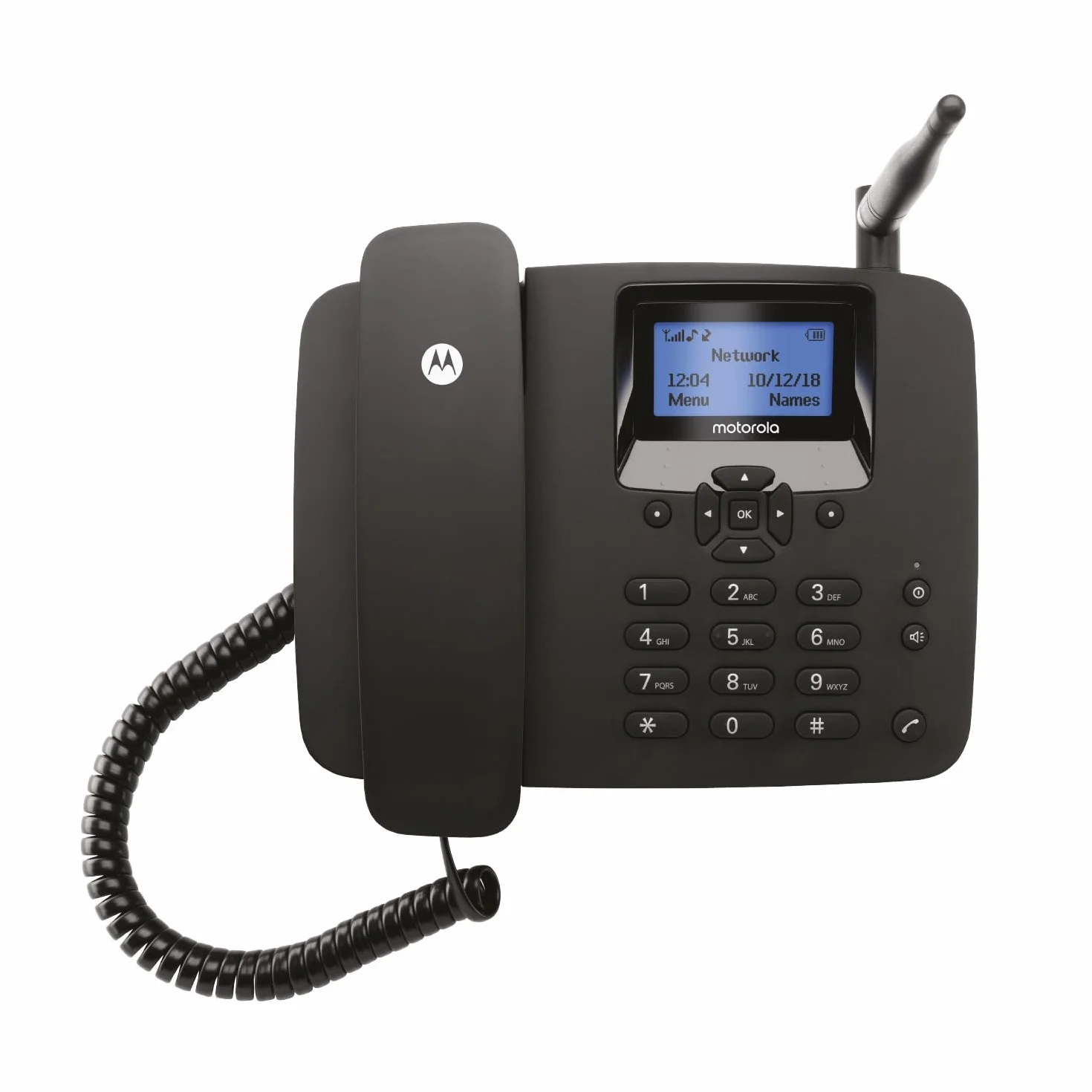 Motorola FW200L Telefon stacjonarny bezprzewodowy GSM Quad Band Czarny