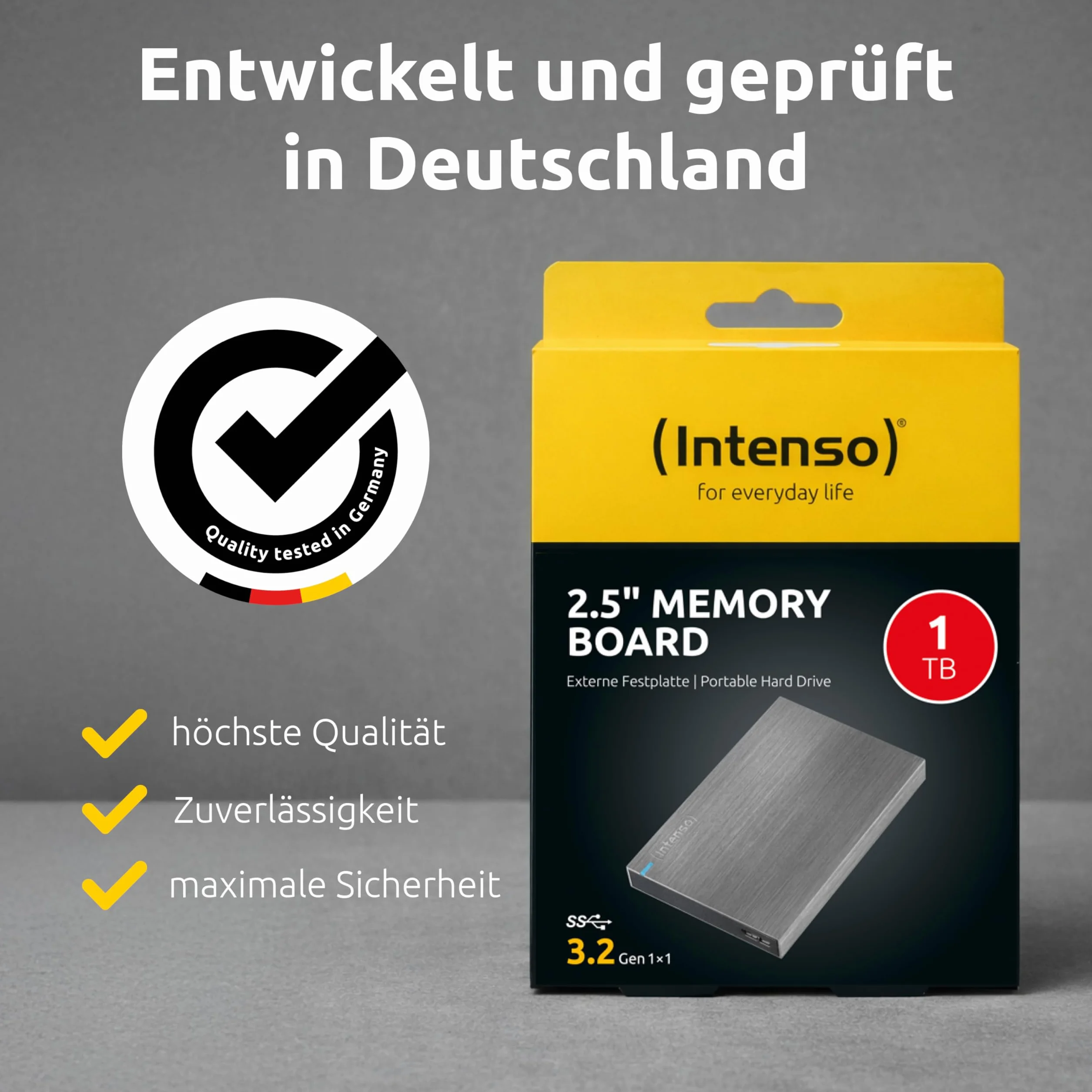 Intenso zewnętrzny dysk twardy 1 TB 2,5 cala 5400 rpm USB 3.0 antracyt