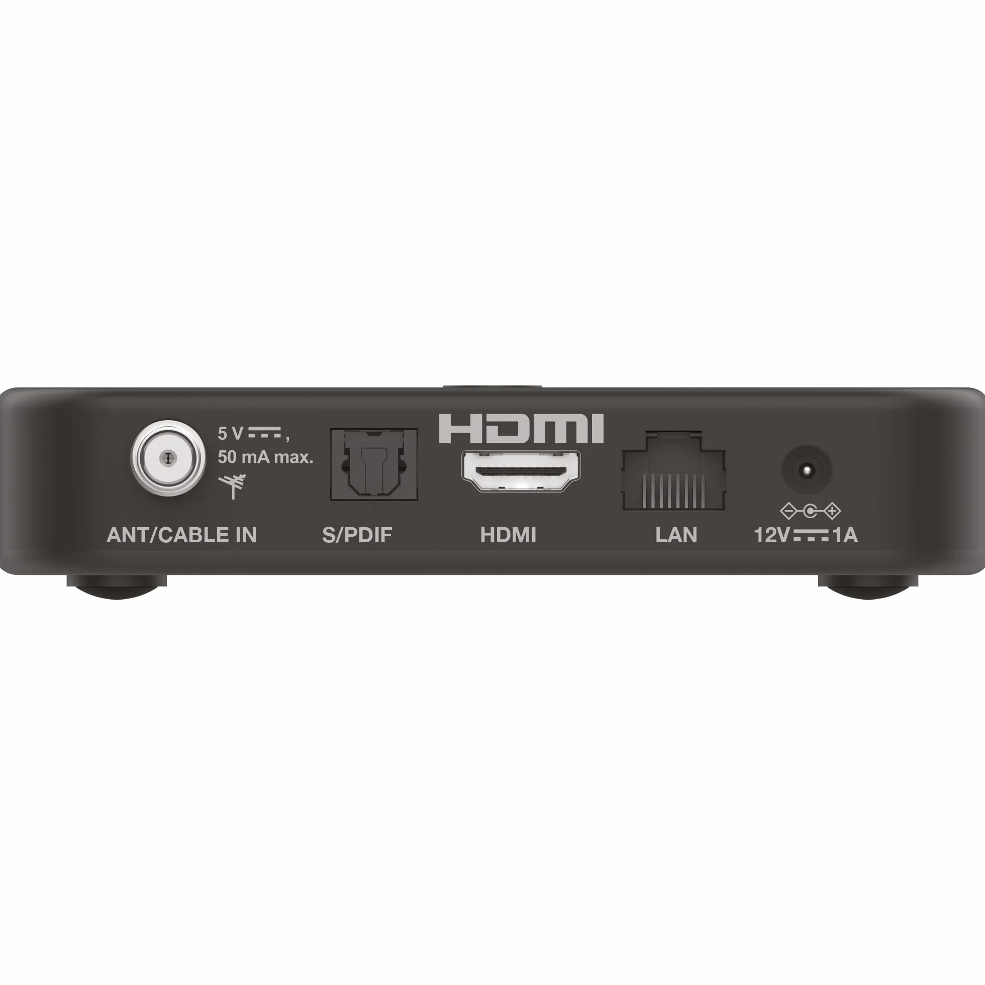 STRONG SRT 423 Streaming Box Android TV 4K UHD Chromecast Built-in DVB-T2 Odbiornik Kablowy Sterowanie Głosem Dolby Vision Atmos Czarny