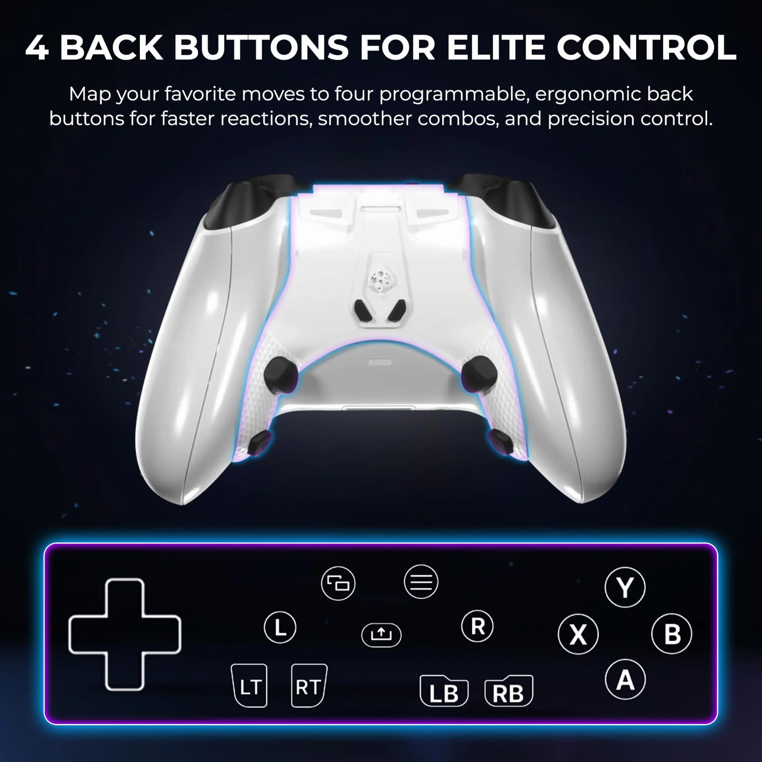 Collective Minds Gaming XBOX Strikepack Horizon Vista M.O.D. Pack for Xbox Series X, Xbox Series S i Xbox One Standard Controllers