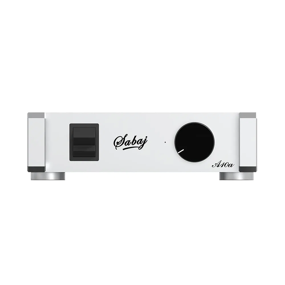 Sabaj A10a 2022 Wersja Wzmacniacz mocy MA5332M Chip 225 W Klasa D Obciążenie mostkowe Zapewnia wejście XLR i RCA Bluetooth 5.0/XLR/RCA, RMS 110Wx2(4Ω)0,005% THD+N