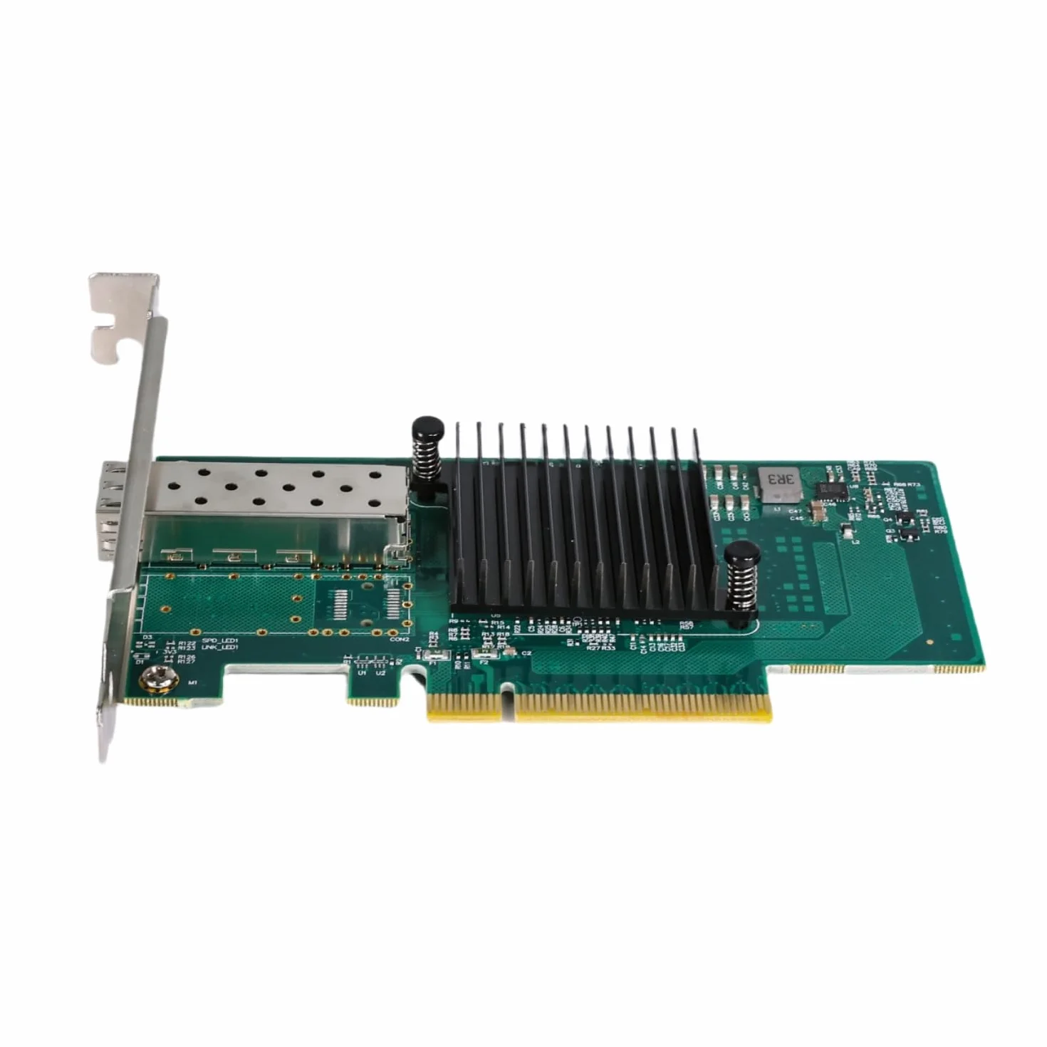 QSFPTEK 10G SFP+ Karta Sieciowa, 10Gb Single Port Ethernet karta z chipsetem Intel 82599EN with Intel X520-DA1, PCIe 2.0x8, 10 Gbit/s karta LAN-NIC, obsługa PCI-E dla Windows 7/8/10/Linux/Vmware