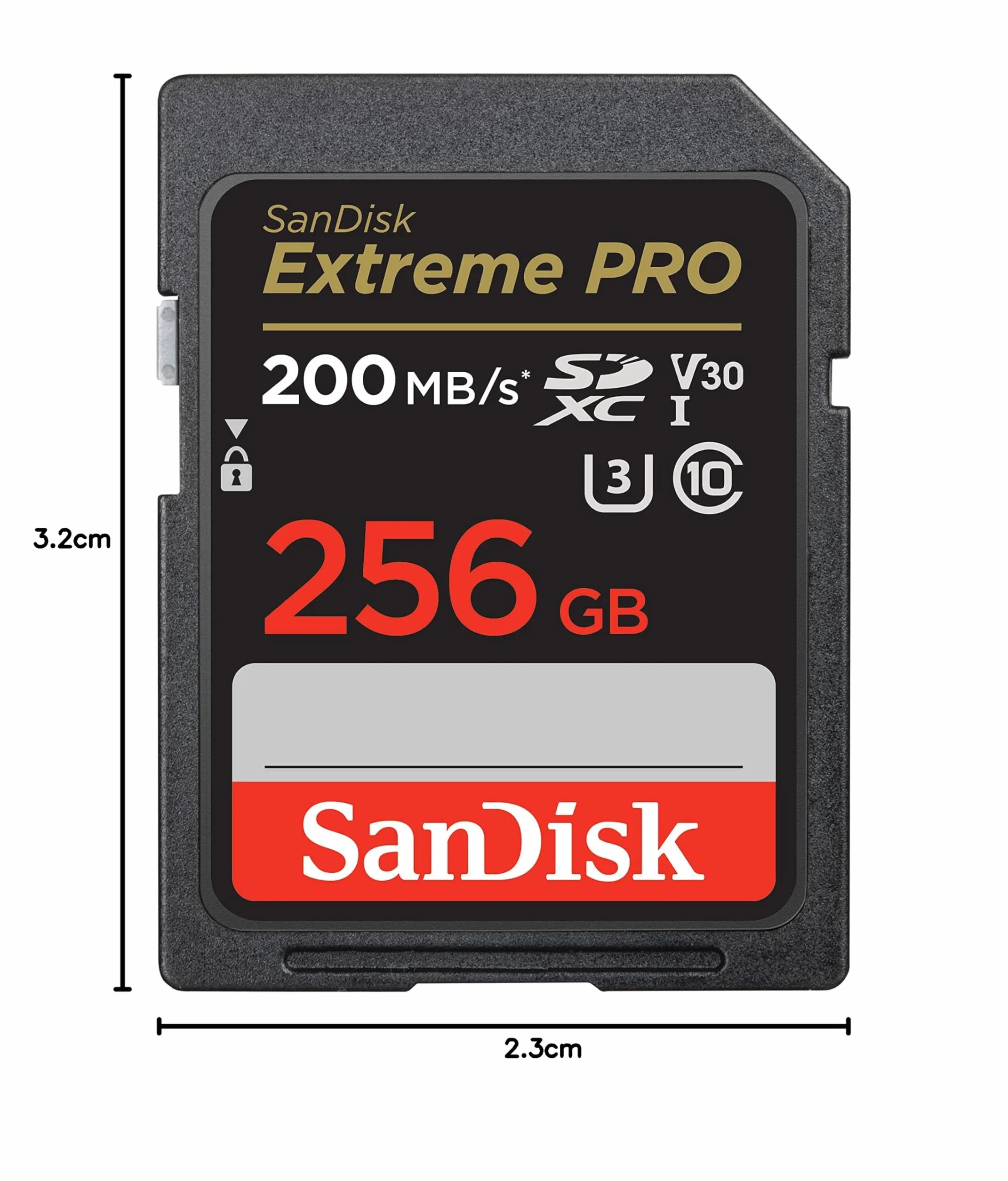 Sandisk Extreme Pro SDSDXXD-256G-GN4IN Karta Pamięci, 256 GB