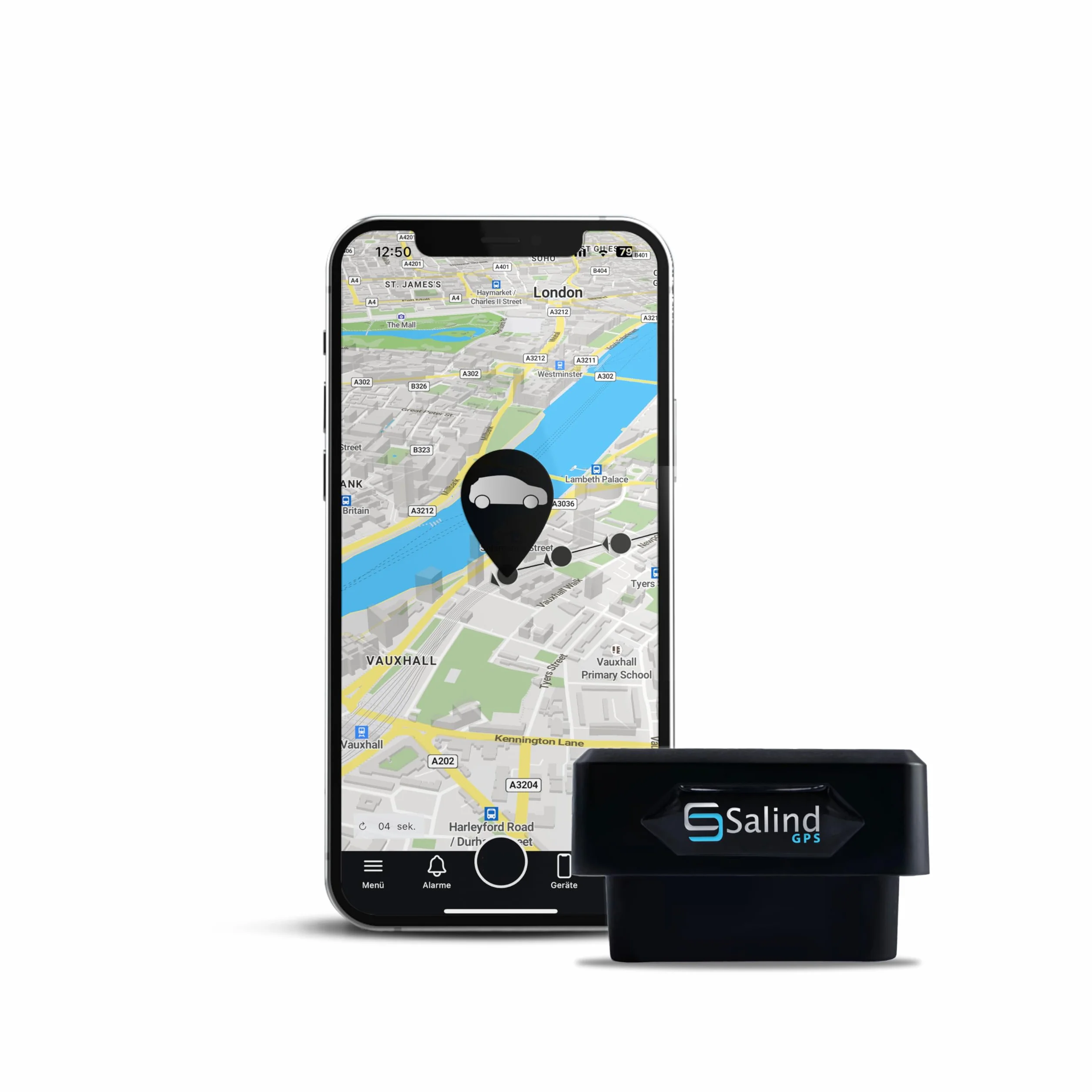 Salind 08 2G Lokalizator GPS OBD2 Do Samochodów Pojazdów – Plug&Play – Śledzenie Na Żywo – Historia Lokalizacji – Powiadomienia Alarmowe, Geoogrodzenie – Ochrona Przed Kradzieżą