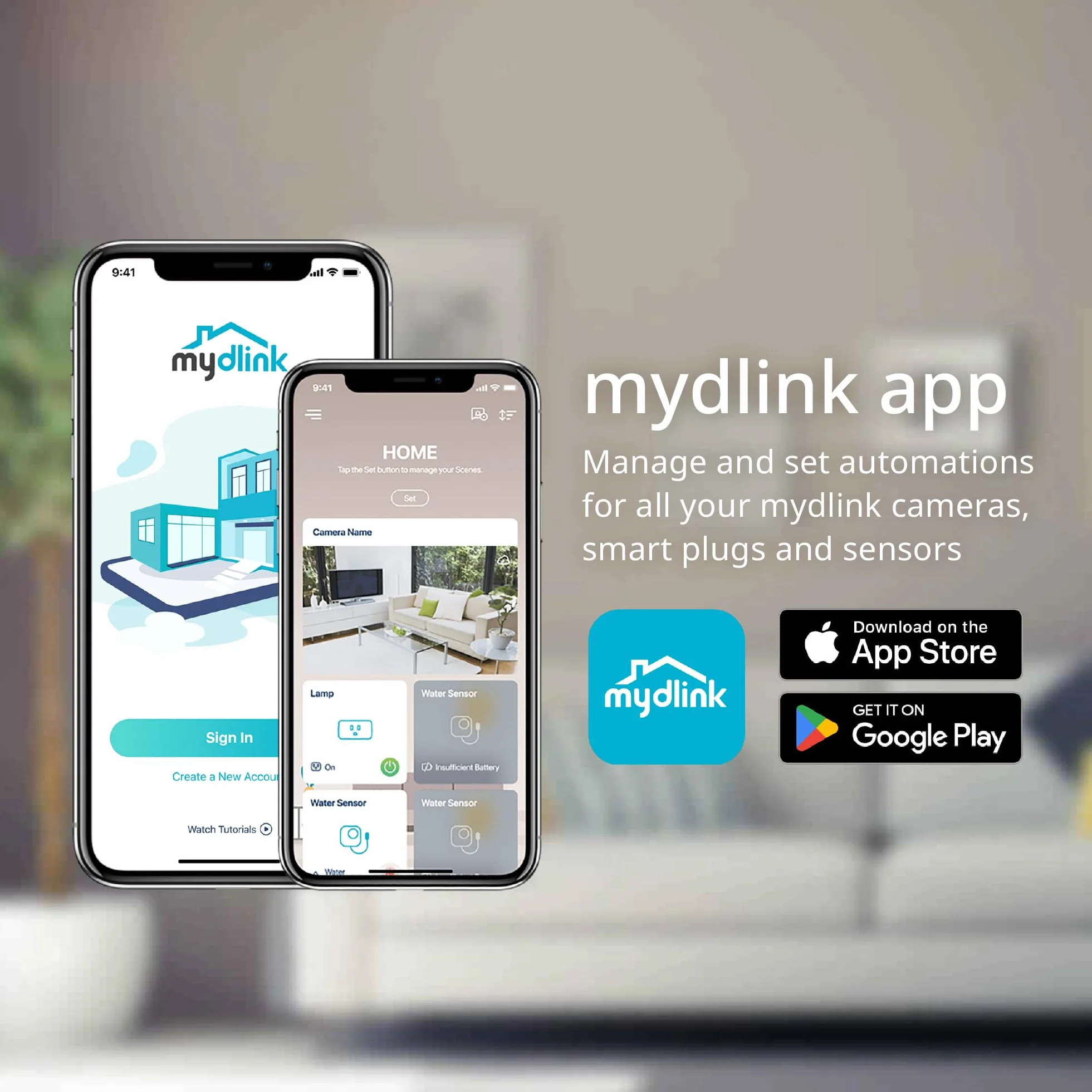 D-Link DCS-6501LH 2K Pan & Tilt Wi-Fi kamera 1296p noktowizor nagrywanie SD chmura wykrywanie dźwięku ruchu dwukierunkowy dźwięk zdalny dostęp