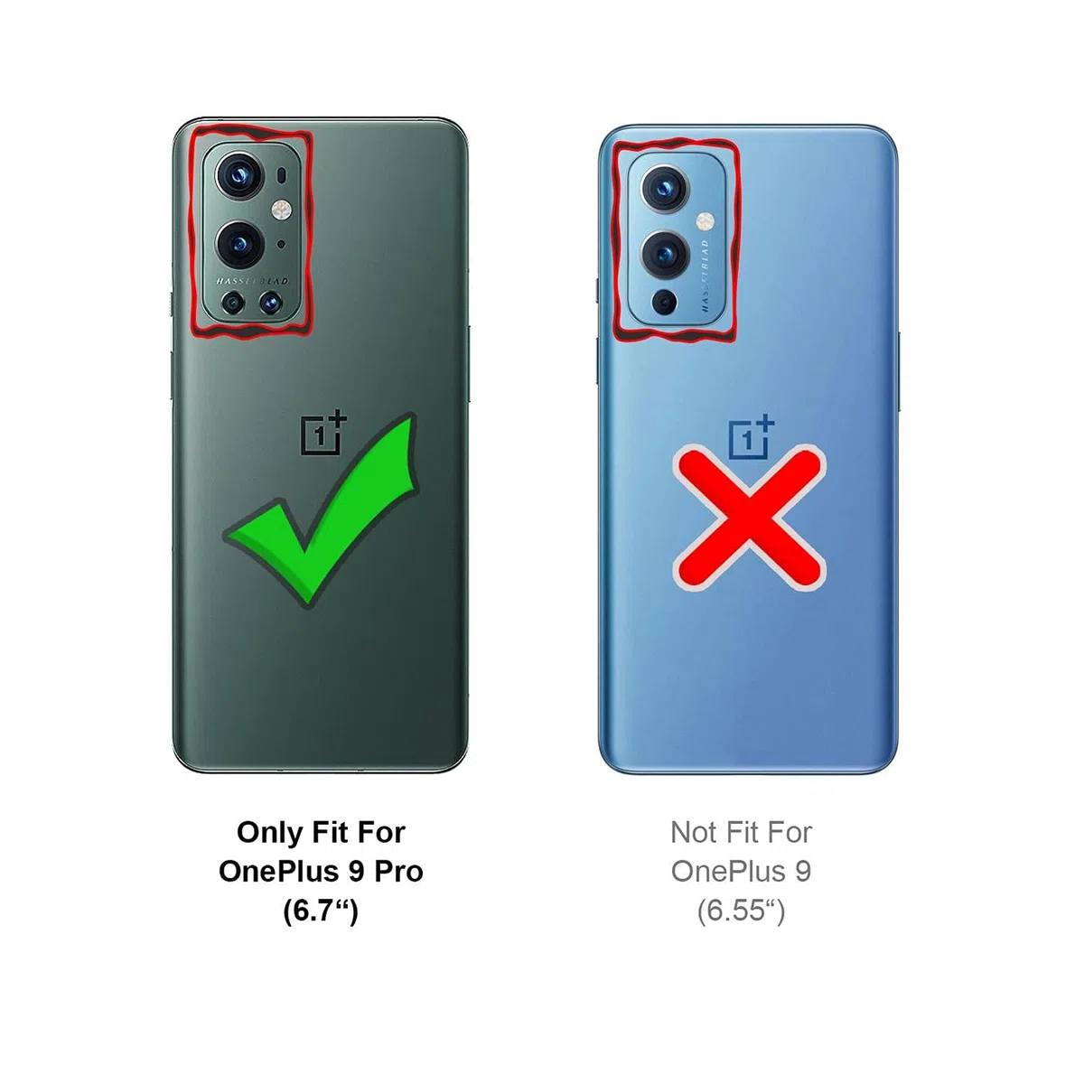 Verco Etui Kompatybilne z OnePlus 9 Pro Case, ochronne obudowa dla OnePlus 9 Pro portfel smartfon przegródki na karty, Czarny